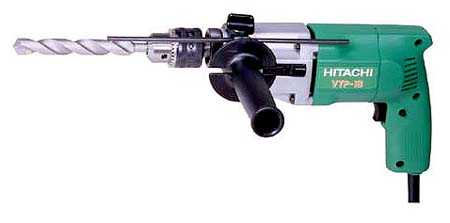 Hitachi VTP18 640W 50Hz 220V Impact Drill - Powerful Electric Hammer Drill for Masonry, Concrete & Metal Drilling - Ideal for Construction, Renovation & DIY Projects