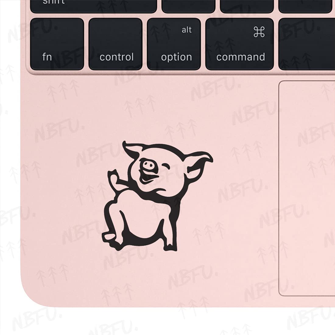 Premium Waterproof Vinyl Decal Stickers - Cute Pig Design (Set of 2, Black) for Laptop, Phone, Helmet, Car Window, Bumper, Mug, Cup, Door & Wall Decoration - Perfect for DIY Home Decor, Office Accessories, and Gift Giving