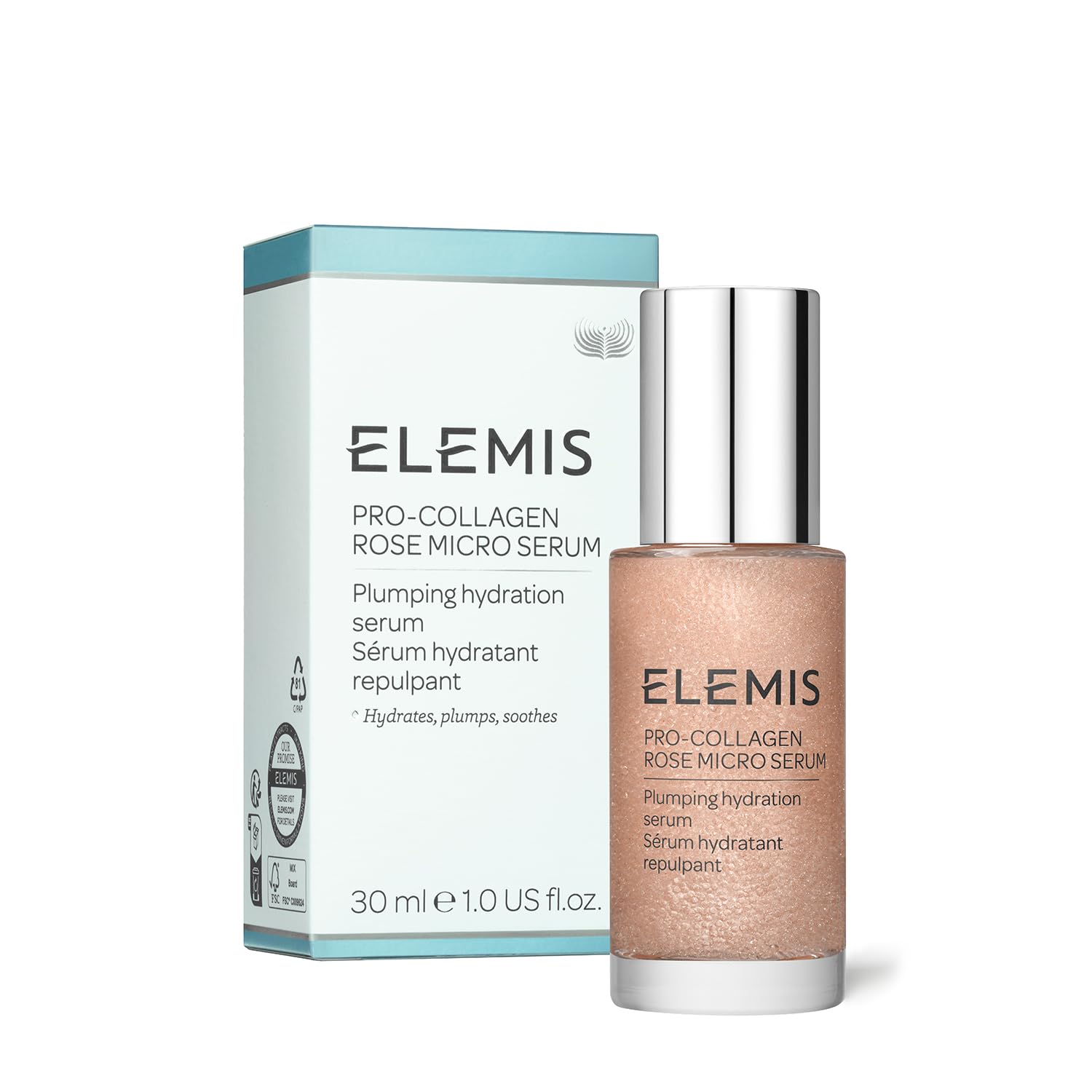ELEMIS Pro-Collagen Rose Micro Serum - Hydrating Anti-Aging Face Serum for Plumping, Soothing & Nourishing Skin | Reduces Fine Lines & Wrinkles | Perfect for Daily Skincare Routine & Nighttime Treatment