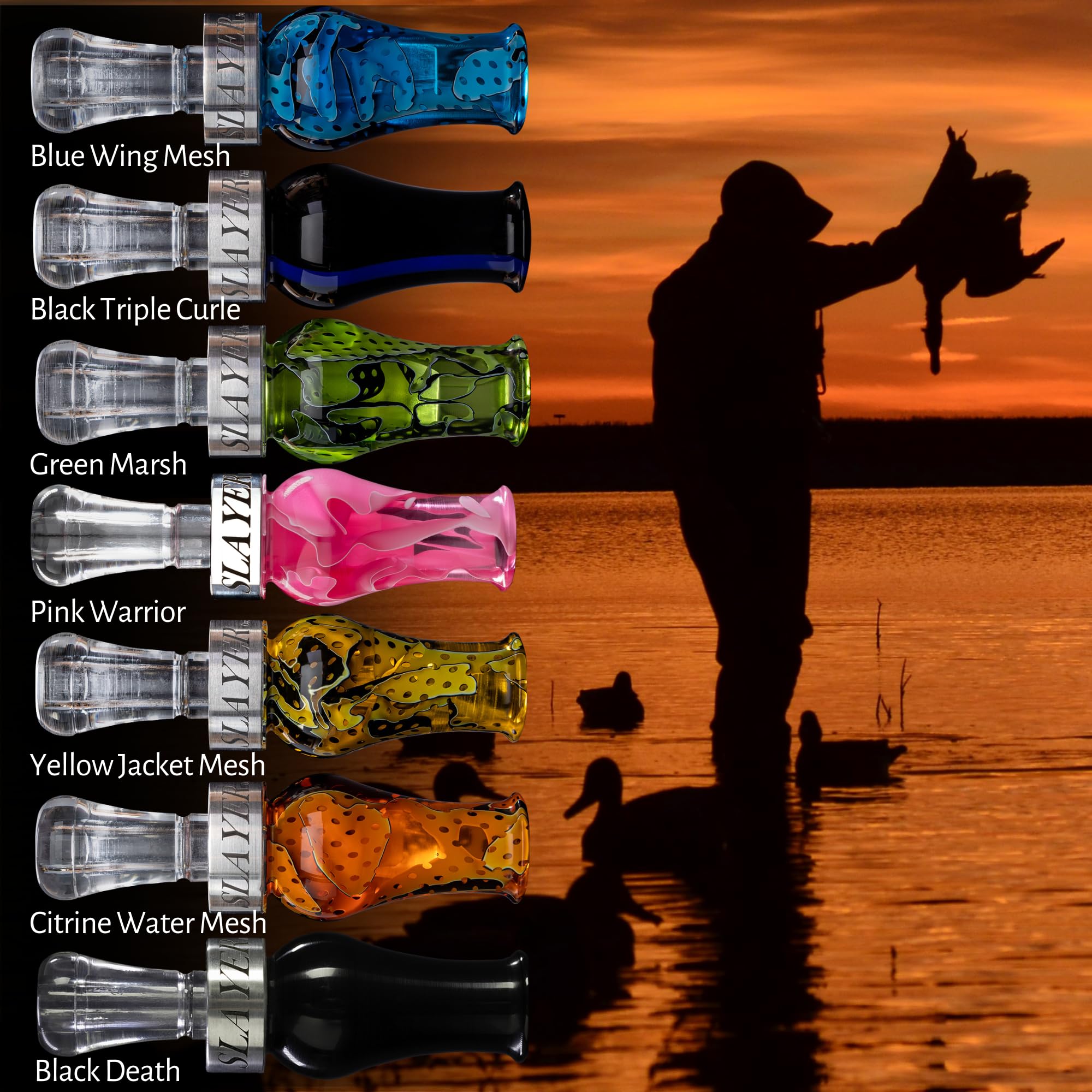 Premium Drake Double Reed Duck Call - Realistic Hunting Sound for Waterfowl | Superior Tone & Easy to Use | Beginner to Pro Duck Hunting Accessories | Perfect for Marshes, Ponds & Field Hunting