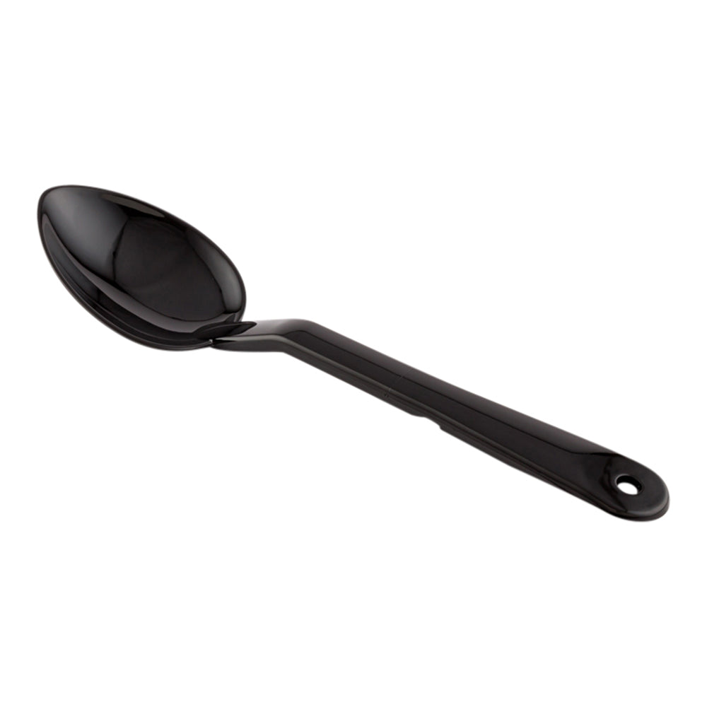 1 oz Black Plastic Catering Spoon - Durable Disposable Spoons for Parties, Restaurants & Events (Pack of 11) - Perfect for Catering, BBQ, Picnics & Food Service