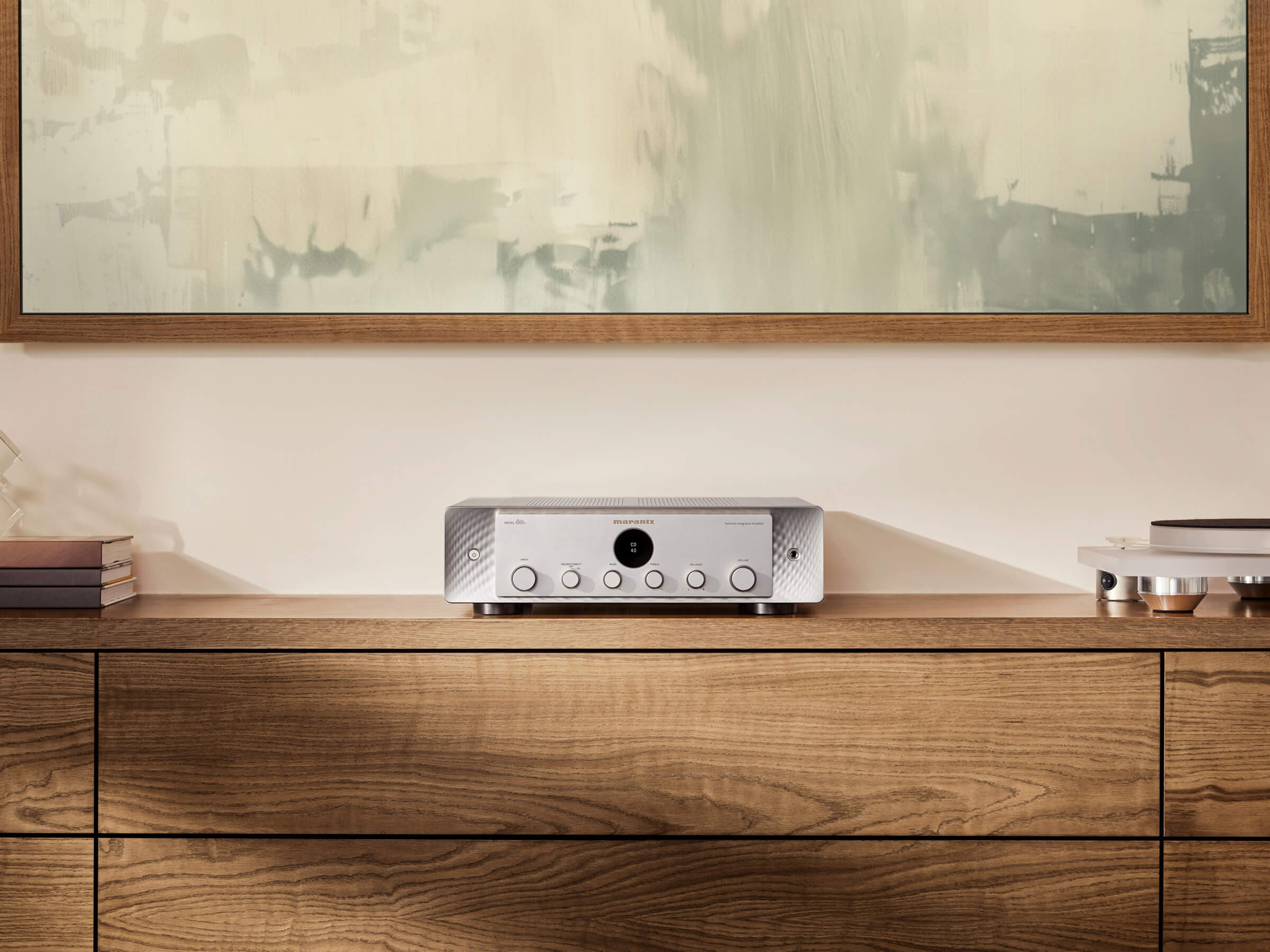 Marantz Model 60n Integrated Stereo Amplifier with Streaming - Hi-Fi Audio System for Home Theater & Music Listening