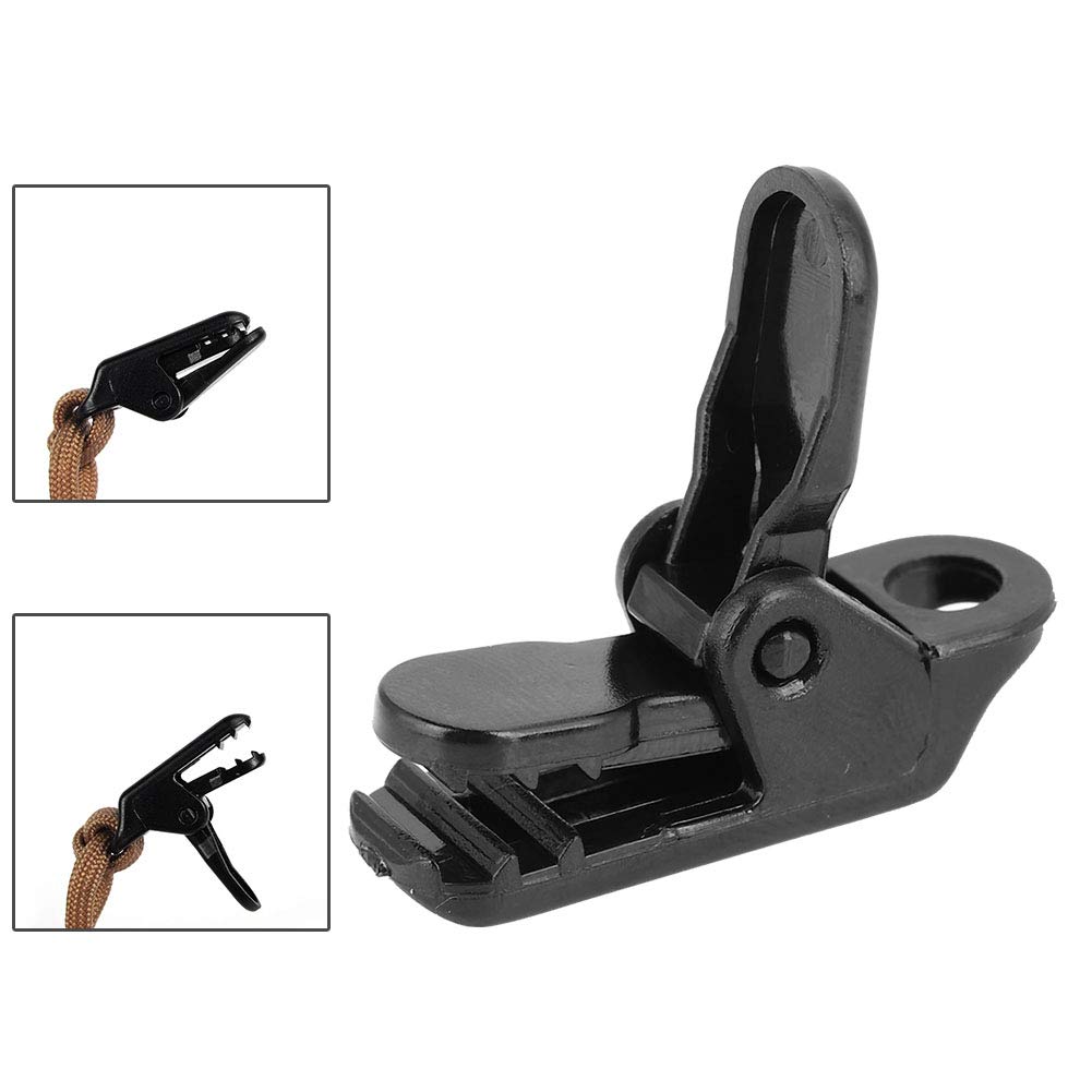 10PCS Snap Hanger Tightening Tool with Umbrella Rope Clips - Easy Install for Canopy & Outdoor Tent - Perfect for Camping, Picnics, and Beach Shades