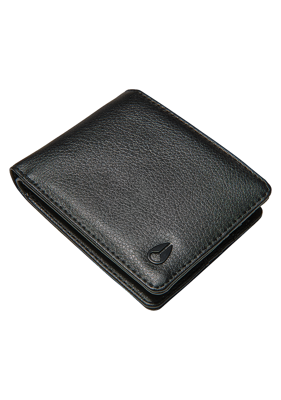 Vegan Leather Wallet for Women & Men - RFID Blocking, Slim Minimalist Design - Perfect for Travel, Business & Everyday Use - Black