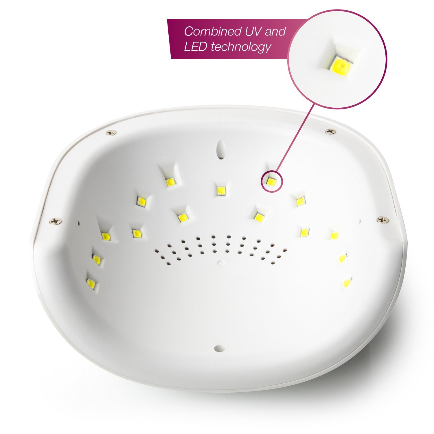 Nailstar® Professional UV LED Nail Lamp for Gel Polish - 3 Timer Settings with Digital Display | Fast Curing for Gel Nails at Home & Salon | Perfect for Manicures, Pedicures & Nail Art