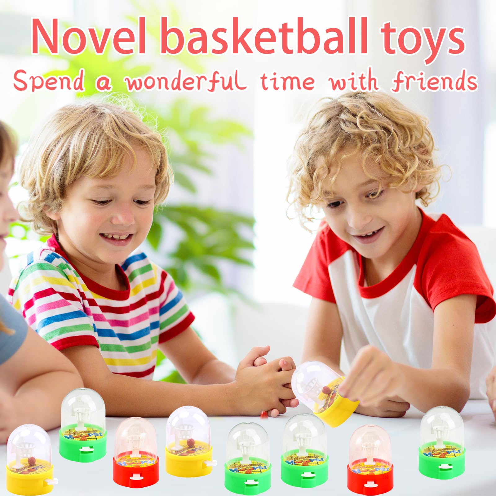 32 Pack Mini Finger Basketball Toys - Fun Desktop Game for Kids, Party Favors & Classroom Prizes - Great for Stress Relief & Office Fun
