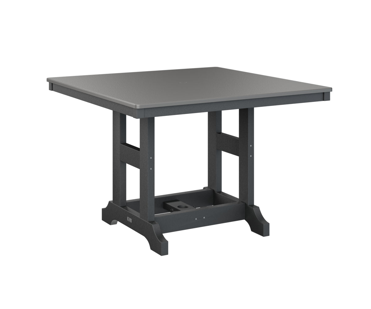 Berlin Gardens Garden Classic 44 Inch Square Bar Height Outdoor Dining Table - Perfect for Patio, Deck, and Backyard Entertaining