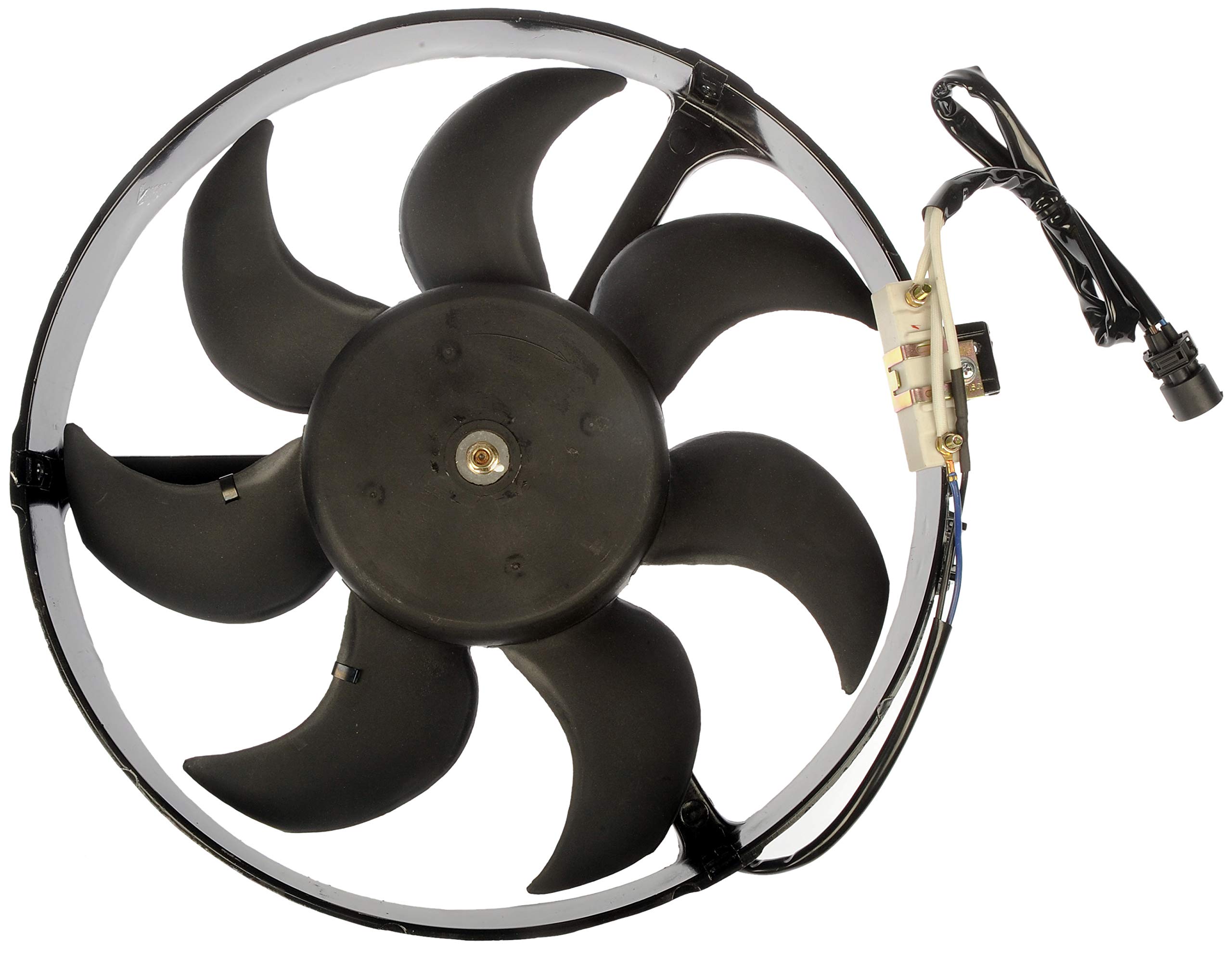 Dorman 621-217 AC Condenser Fan Assembly Replacement for BMW 3 Series 5 Series X3 X5 - Perfect for Cooling System Repair & Summer Driving Comfort