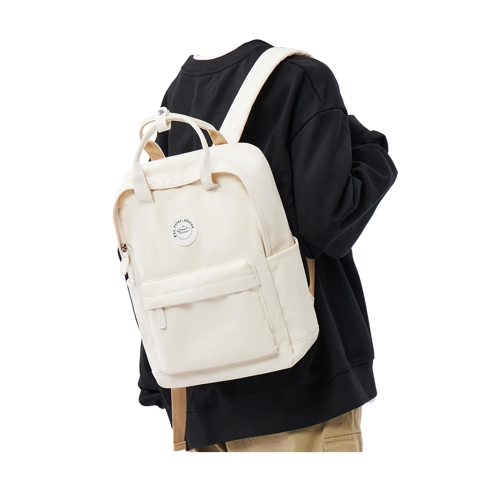 BJLFS Waterproof School Backpack for Girls & Boys - Lightweight Laptop Backpack for College Students, Women & Men - Durable Travel Rucksack & Casual Daypack - Perfect for School, Work, Travel & Outdoor Activities