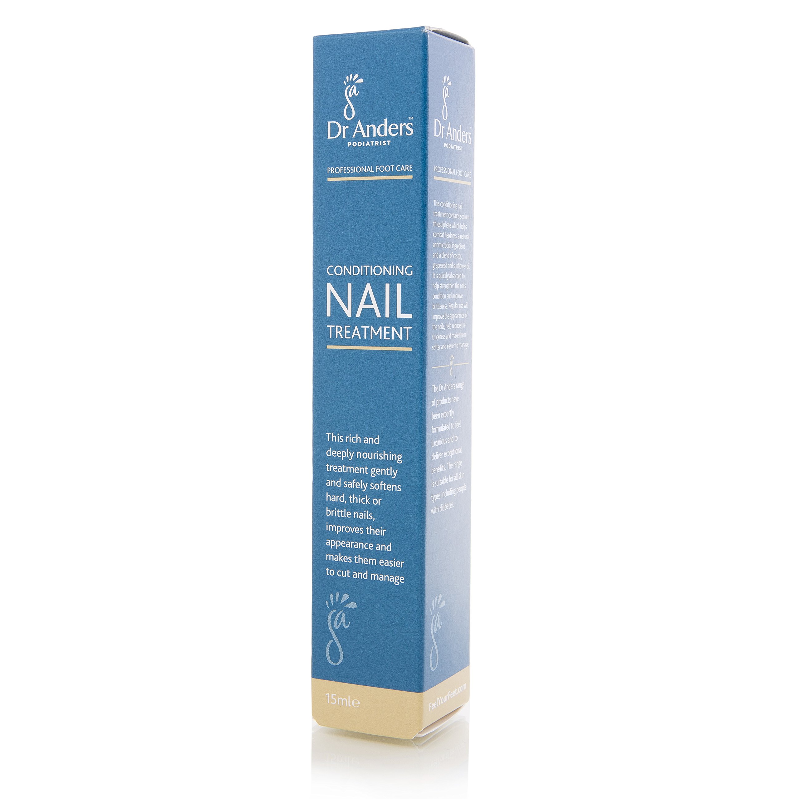 Dr Anders Nail Strengthening Treatment - Hard, Thick & Brittle Nail Repair Solution | Professional Nail Care for Stronger, Healthier Nails | Perfect for Manicures, Pedicures & Daily Nail Maintenance