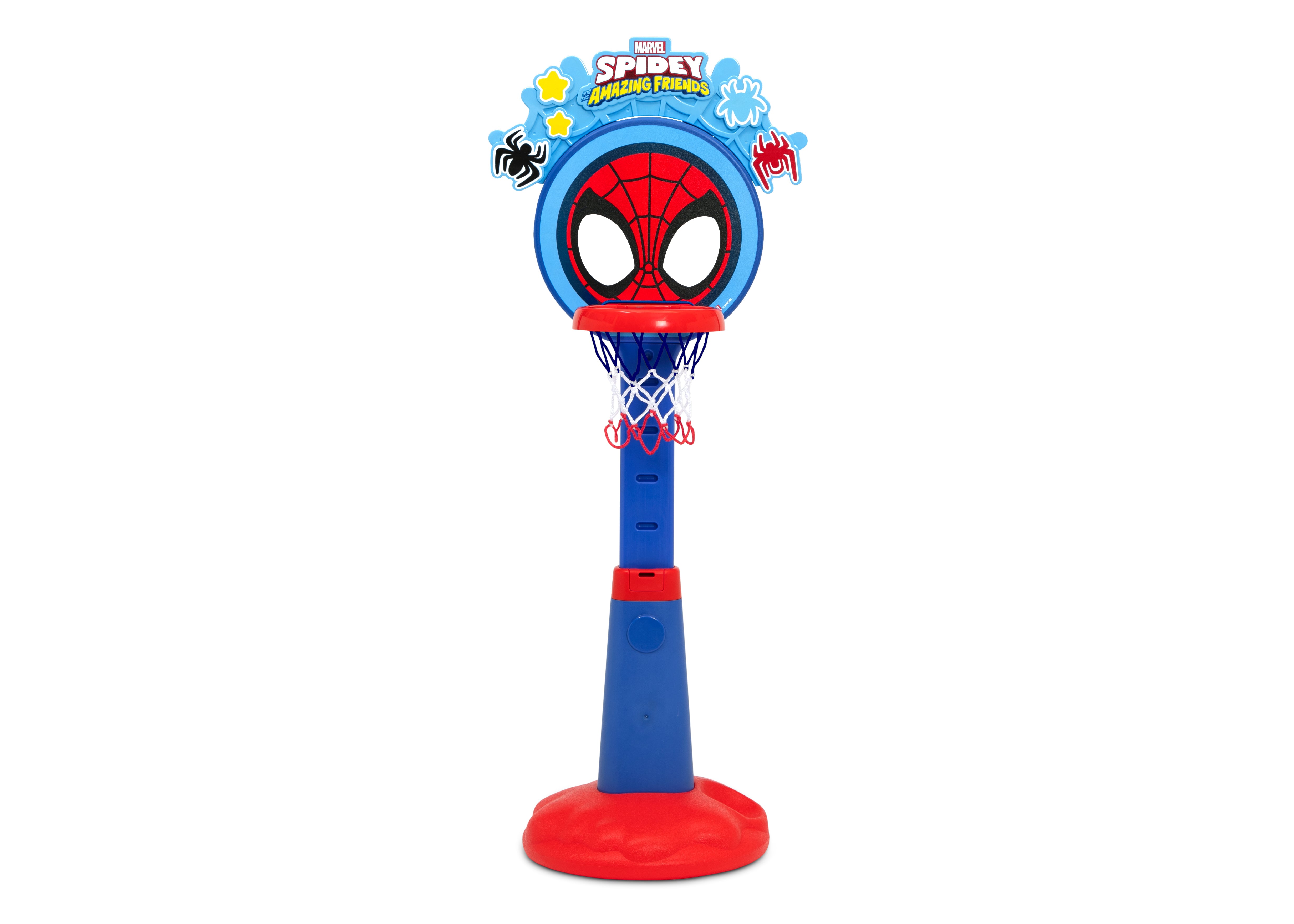 Spidey and His Amazing Friends Plastic Basketball Set for Kids - Fun Outdoor & Indoor Play Toy for Superhero Fans - Perfect for Birthday Gifts & Backyard Games