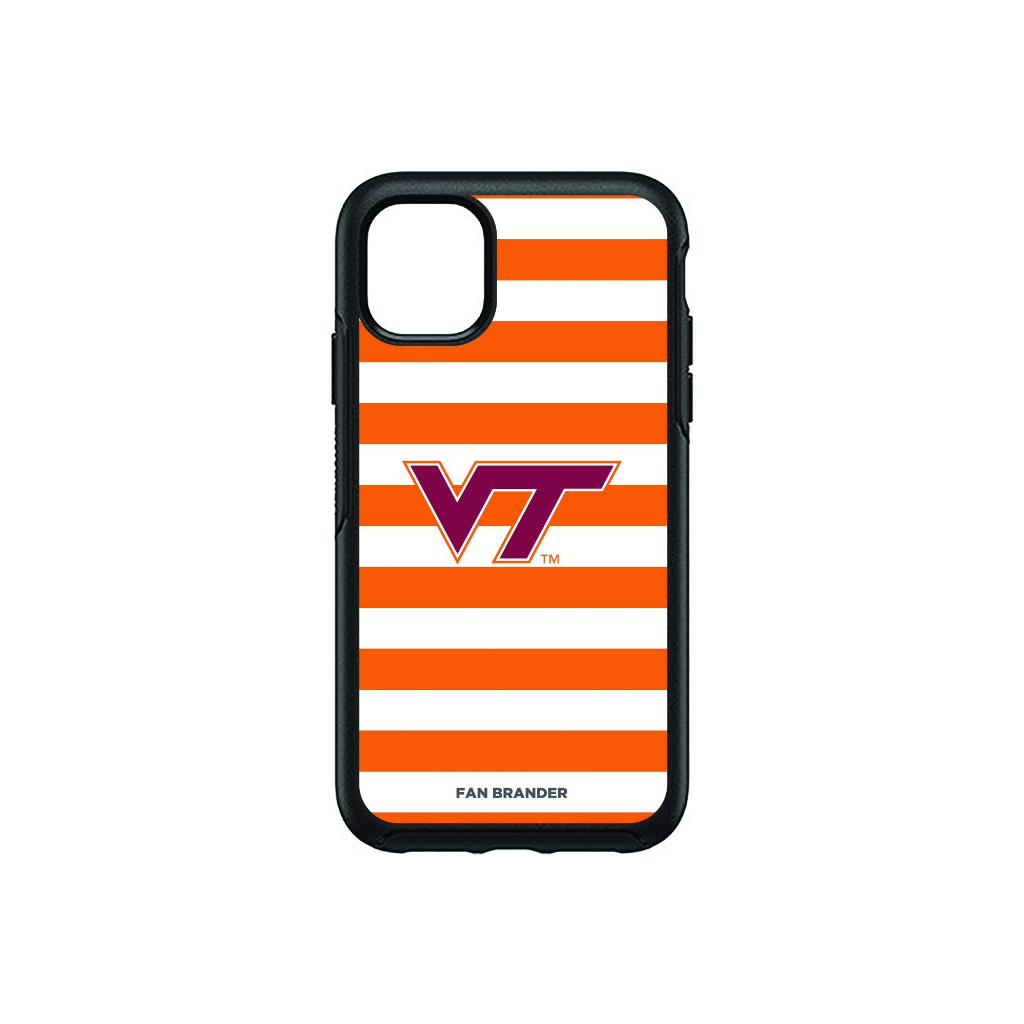 NCAA Team Fan OtterBox Symmetry Case for Apple iPhone - Durable Protective Cover with Stripes Design | Perfect for Game Day, School & Everyday Use