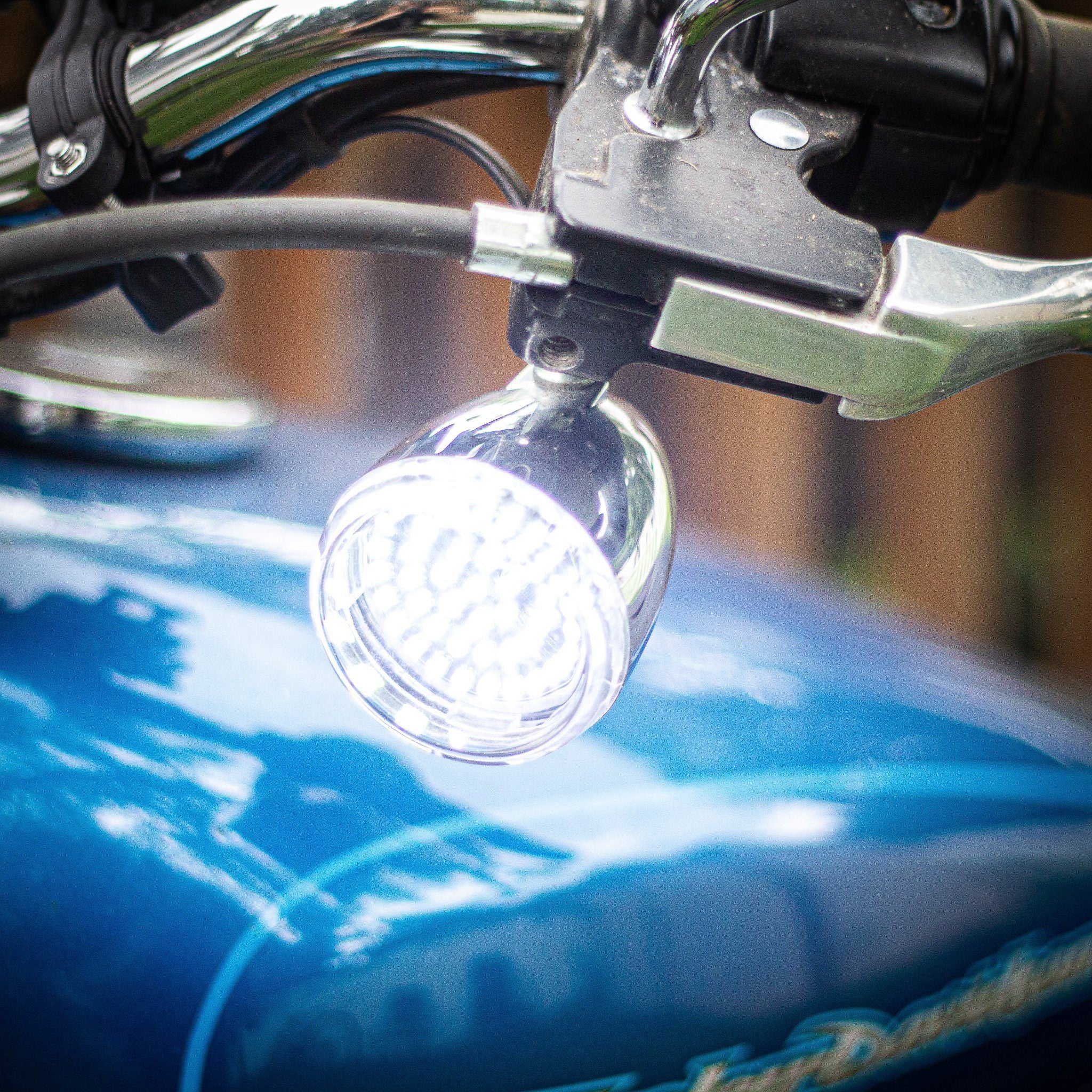 Premium LED Front Turn Signals for Harley Davidson - Eagle Lights Gen II with Full Running Light - Enhance Visibility & Safety for Night Riding & Urban Commuting