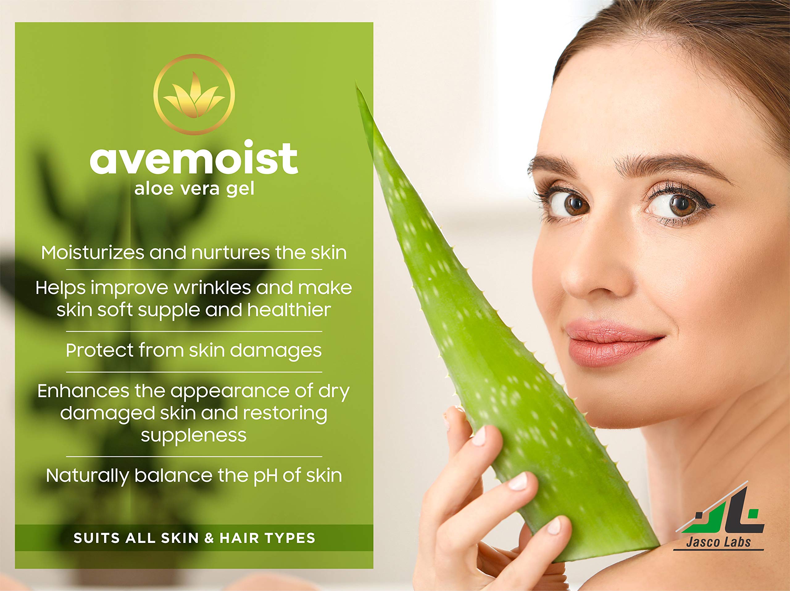 Ave Moist Gel - Hydrating Skin Moisturizer for Dry & Sensitive Skin | Daily Face & Body Lotion | Perfect for Post-Workout, Travel & Winter Care