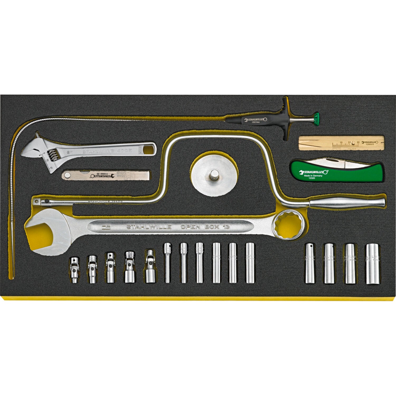 Stahlwille 96831107 Professional Tool Set - High-Quality Assorted Tools for Mechanics, DIY & Home Repair | Perfect for Automotive, Construction & Workshop Use