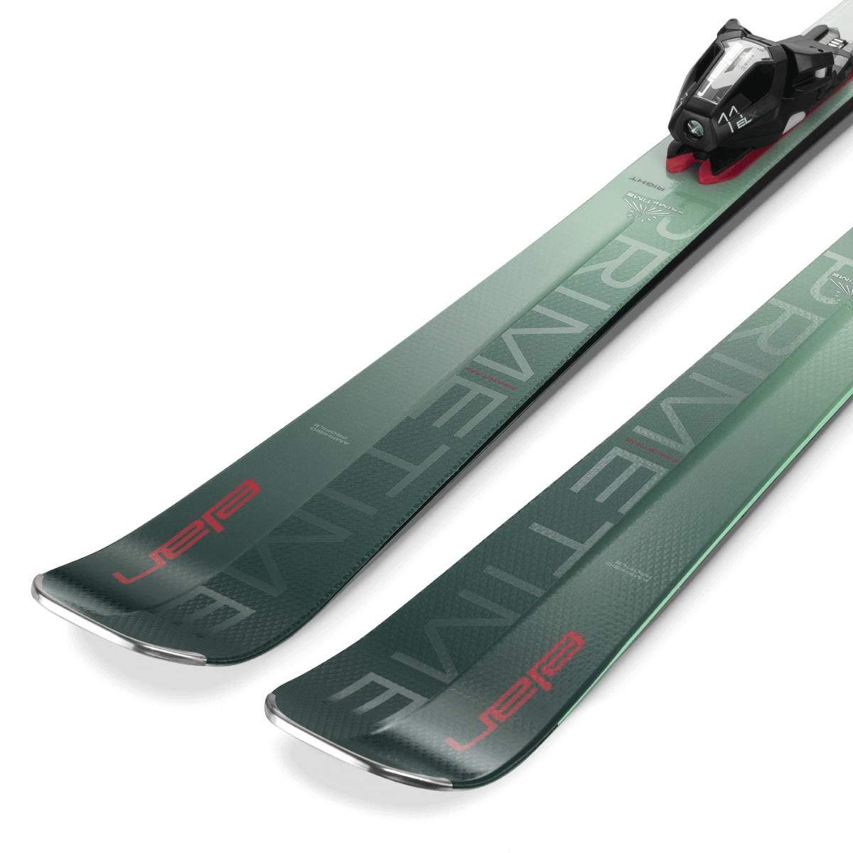 Elan PRIMETIME N°4+ W PS Ski with ELX11.0 DB331623 Binding 2025 - Perfect for Alpine Skiing and Mountain Adventures