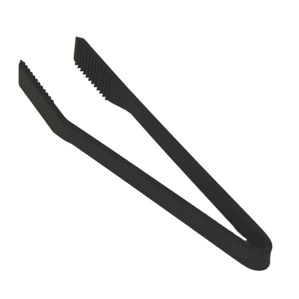 Kuhn Rikon Premium Silicone Chef Tongs - Large 12-Inch Black Kitchen Tongs for Cooking, Grilling, Serving & Salad Tossing - Heat Resistant & Non-Slip Grip