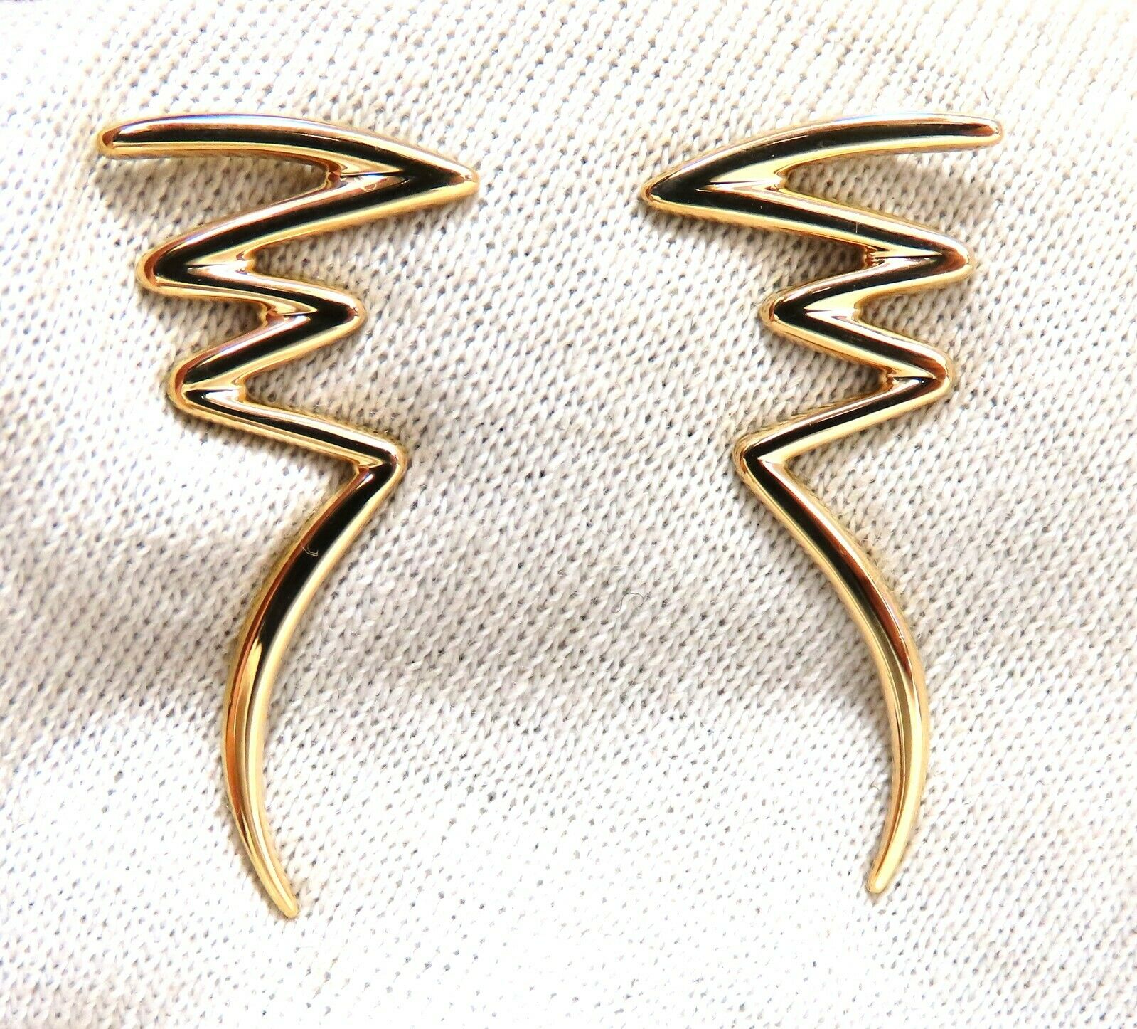 Tiffany & Co. Paloma Picasso 18kt Gold Signed Earrings - Elegant Luxury Jewelry for Women, Perfect for Weddings, Parties & Special Occasions