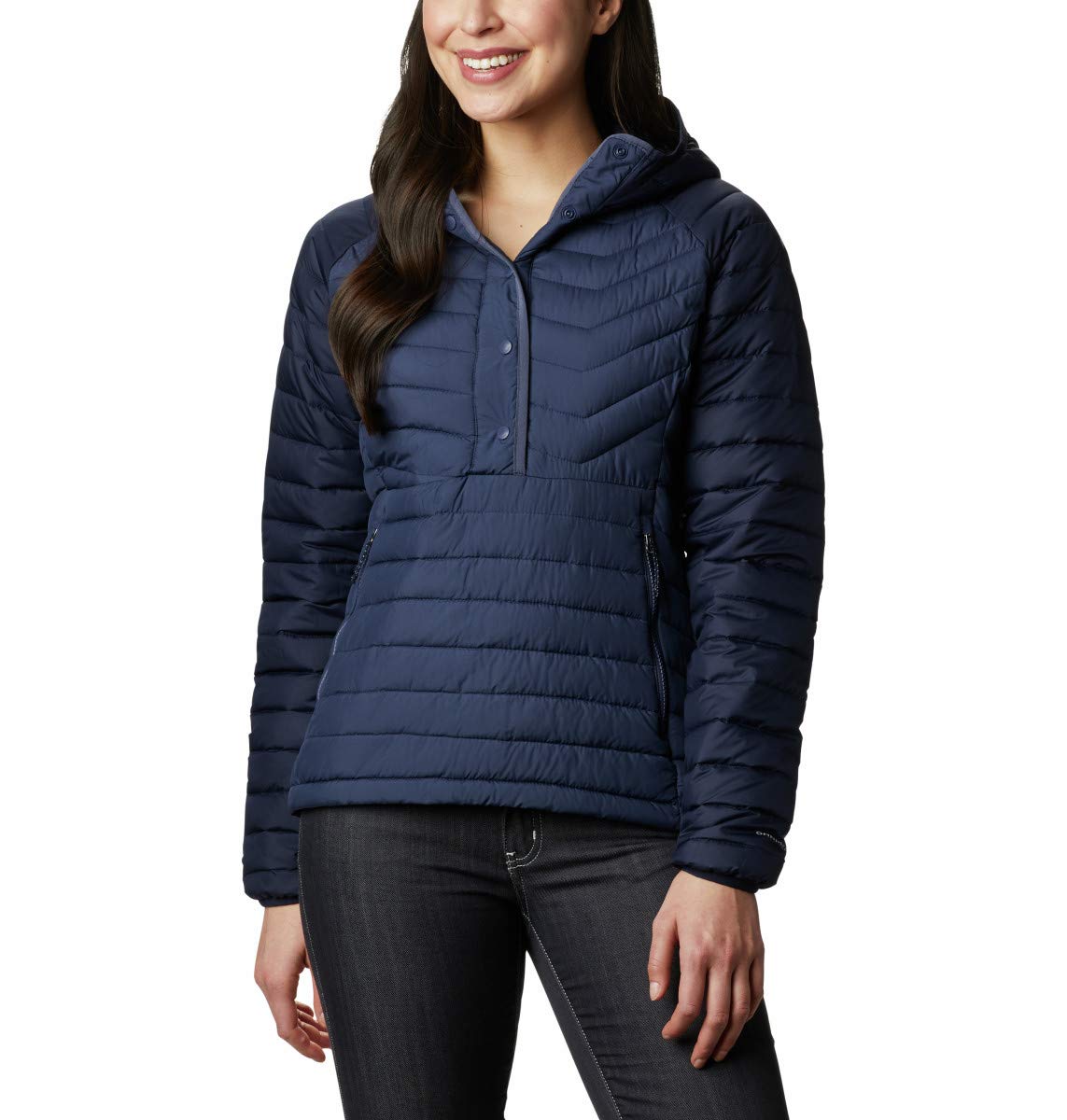 Columbia Women's Powder Lite Insulated Anorak Jacket - Lightweight Winter Coat for Skiing, Snowboarding & Outdoor Adventures