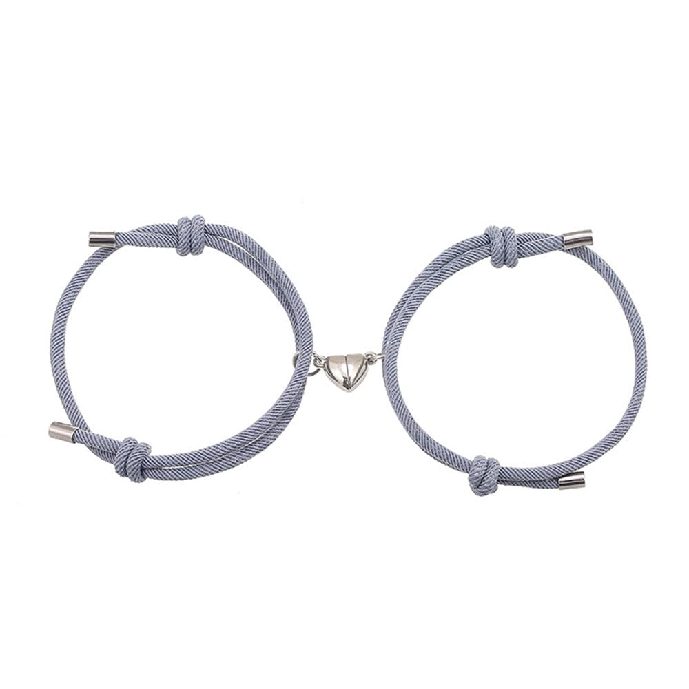 Magnetic Couple Bracelets for Women & Men - Sun and Moon Matching Love Bracelets Set, Romantic Gifts for Boyfriend, Girlfriend, Best Friend - Perfect for Anniversaries, Valentine's Day & Couple Jewelry