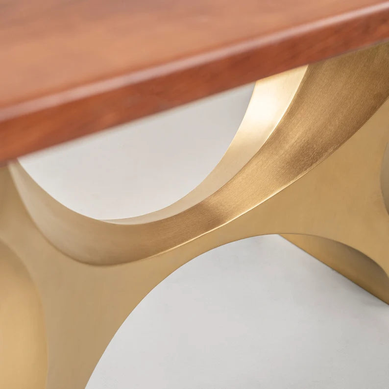 Luxury Gold Table Base 310 Hoshi 28H - Elegant Dining & Living Room Furniture for Home Decor