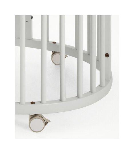 Stokke Sleepi Baby Crib - Convertible Wooden Crib for Newborn to Toddler - Modern Nursery Furniture for Bedroom - Perfect for Small Spaces & Co-Sleeping