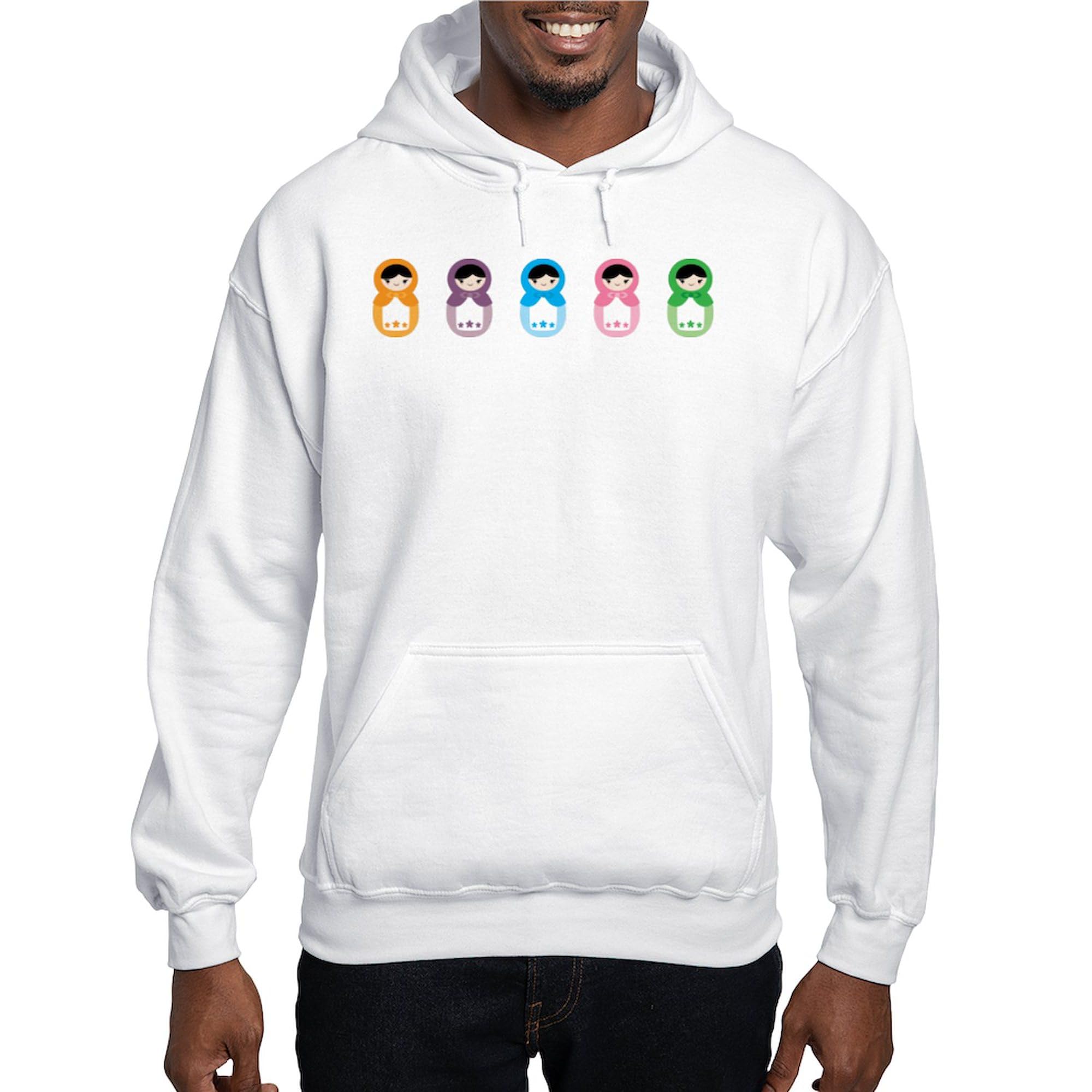 Matryoshka Dolls Hooded Sweatshirt for Men - Lightweight Regular Fit Pullover Hoodie | Perfect for Casual Wear, Street Style & Gift Giving