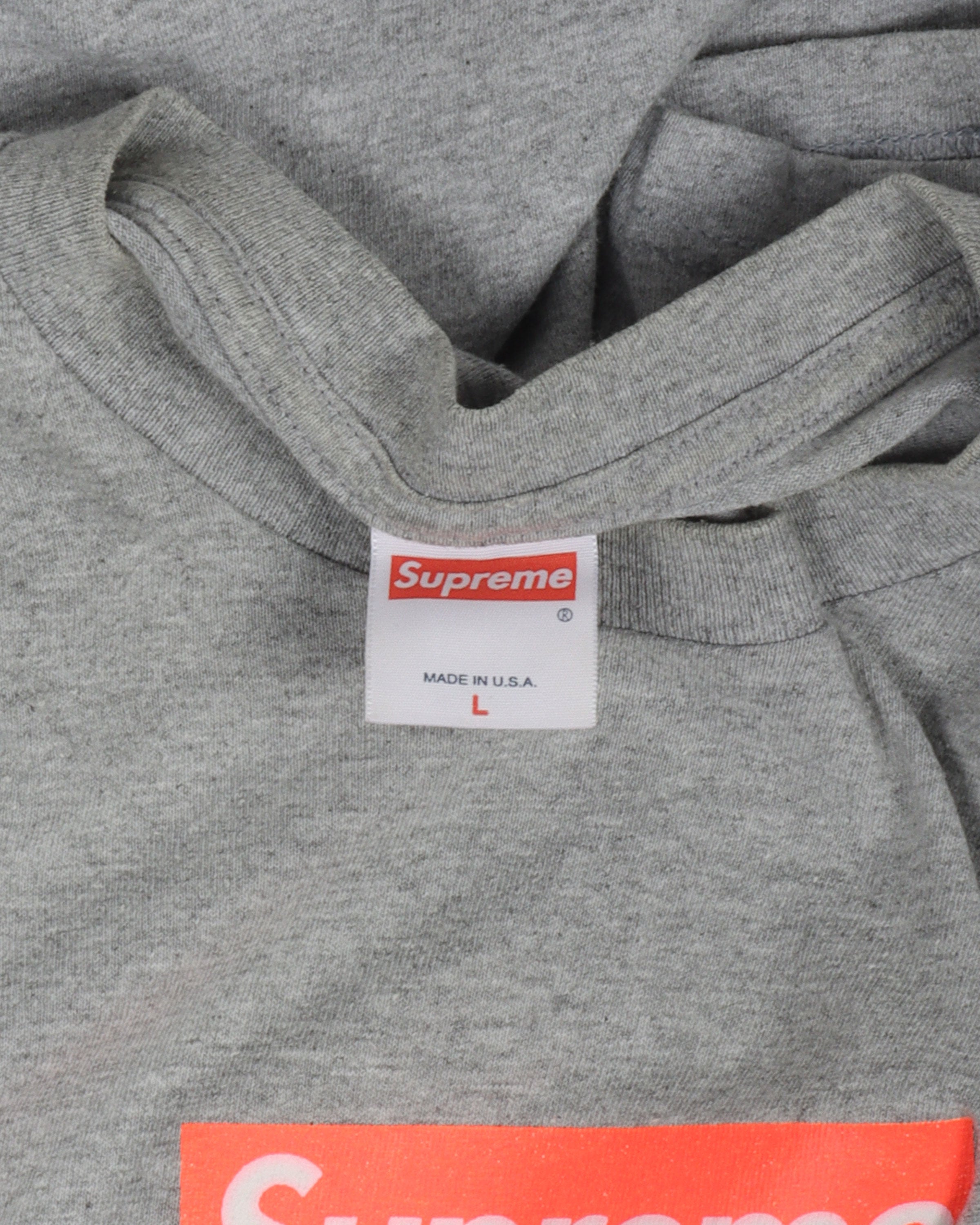 2003 Safety Orange Box Logo T-Shirt - Vintage Streetwear for Men & Women - Perfect for Casual Wear, Street Style, and Urban Fashion