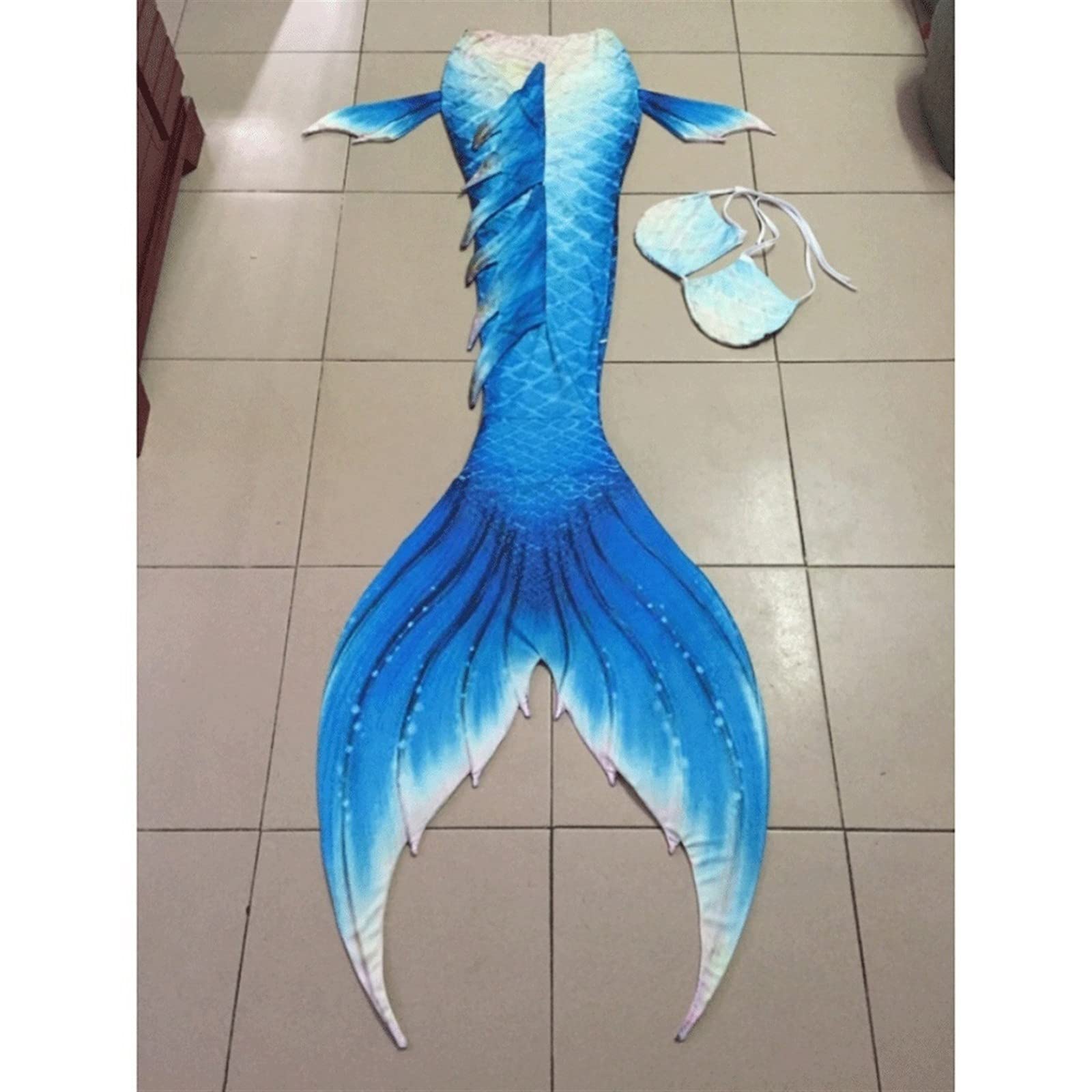 **CHUMAA Swimmable Mermaid Tail Costume for Girls - Customizable 3-Piece Swimwear with Monofin | Perfect for Swimming, Cosplay, Pool Parties & Underwater Photography**