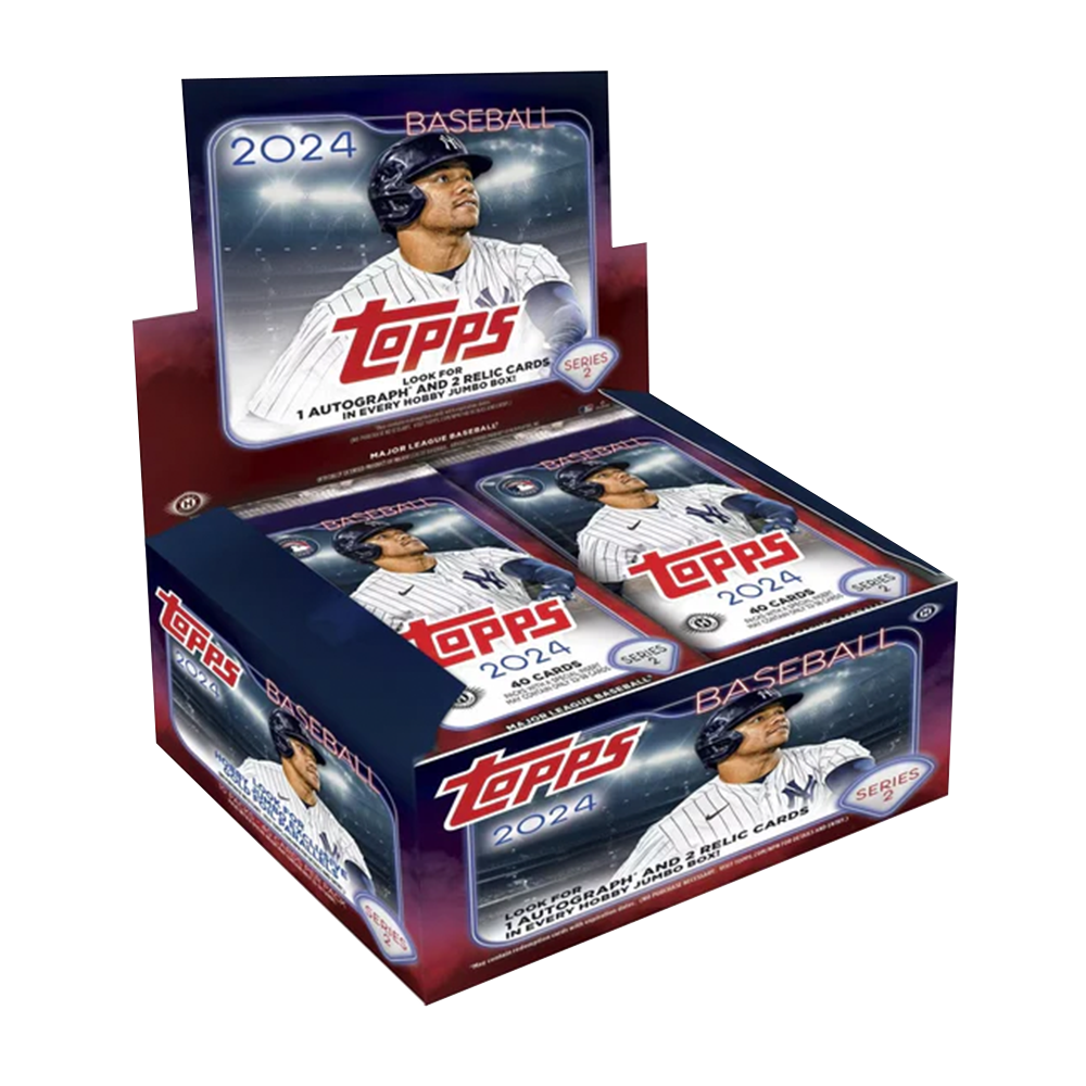 2024 Topps Series 2 Baseball Jumbo Box - 24 Packs with Exclusive Cards | Collectible Trading Cards for Baseball Fans | Perfect for Collectors, Gifts & Fantasy Sports