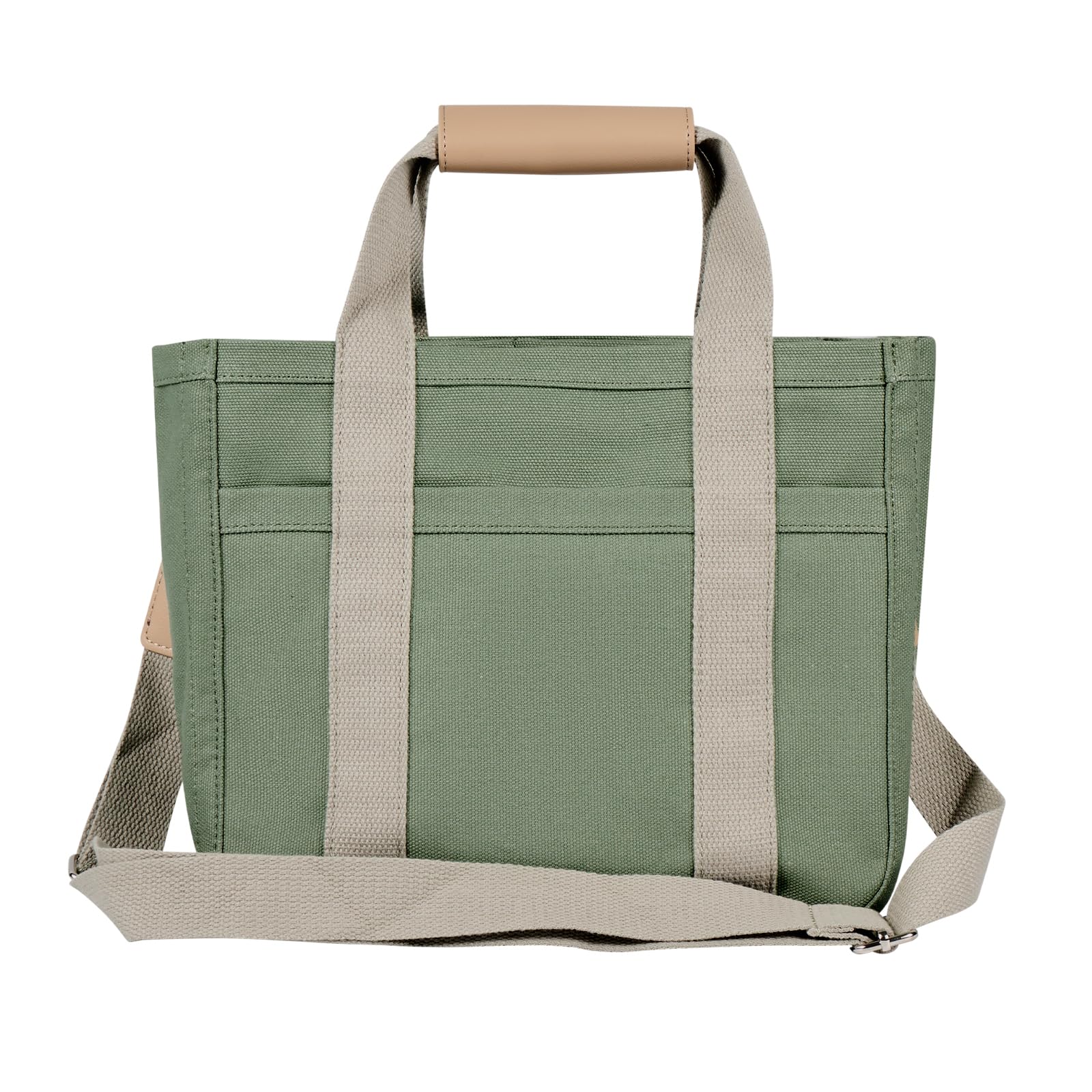 Stylish Multi-Pocket Canvas Tote Bag for Women - Large Capacity Reusable Handbag with Sturdy Handles | Perfect for Work, Travel, Shopping & Daily Use