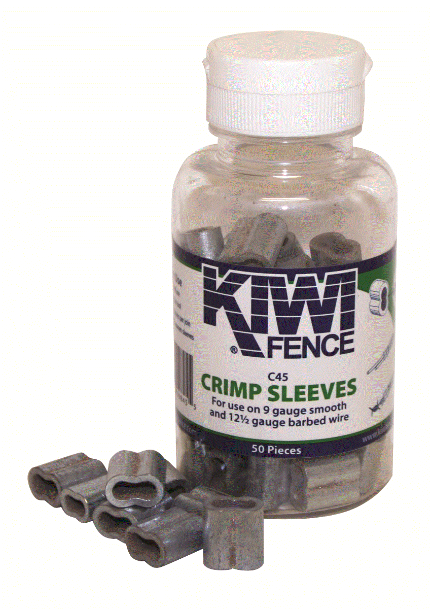 50-Pack 8-10 Gauge Crimp Sleeves for Jewelry Making & Wire Rope Connections - Perfect for DIY Crafts, Beading, and Marine Applications