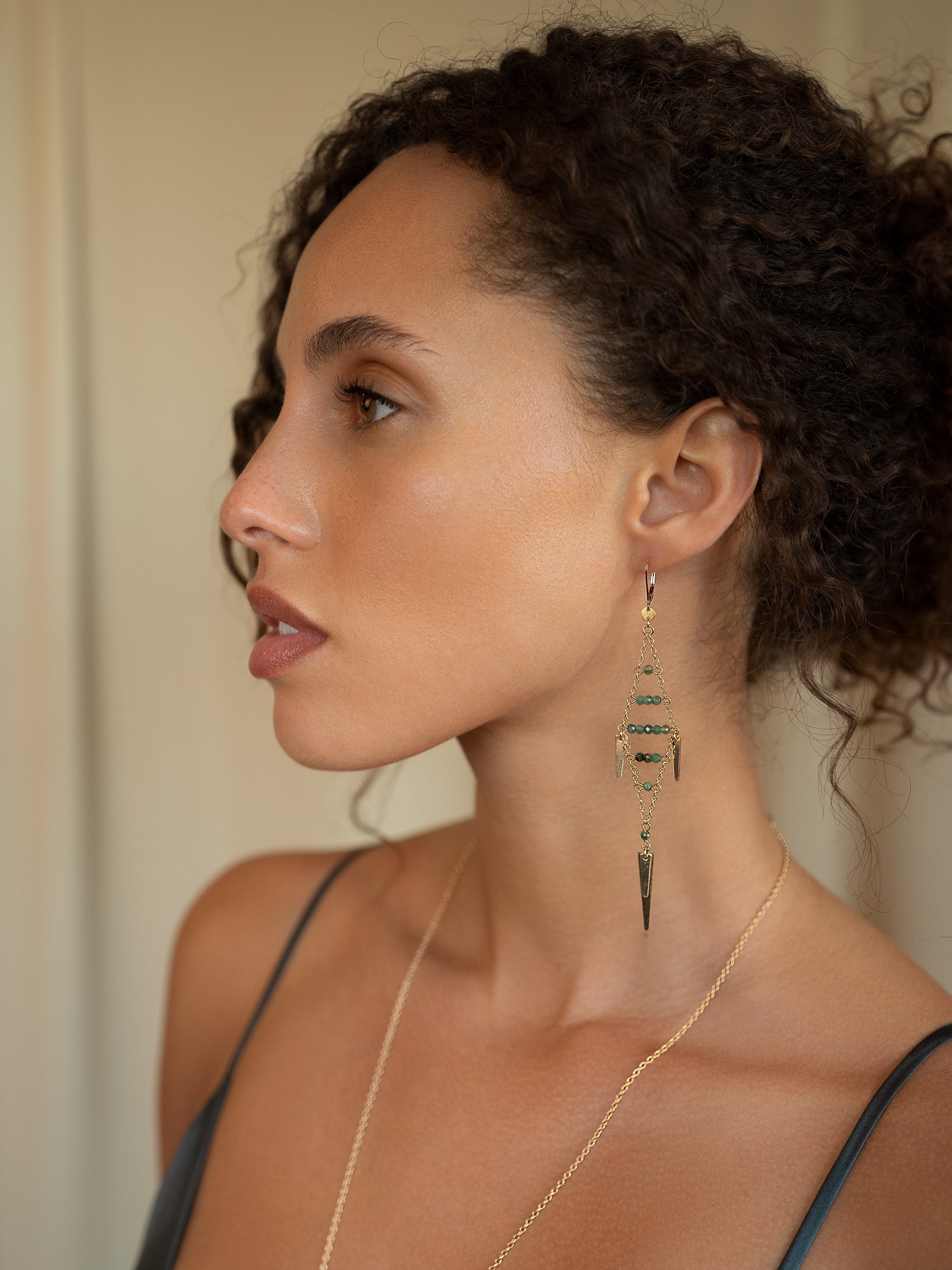 Lucky Fish Gemstone Earrings - Elegant Handmade Jewelry for Women, Sterling Silver Dangle Earrings - Perfect for Parties, Weddings & Everyday Wear