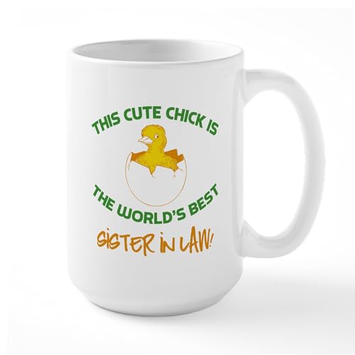 White - Cute Sister In Law Large Mug