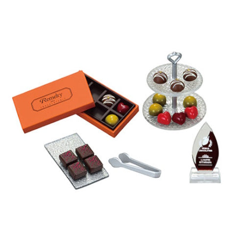 Re Ment Miniature Doll Furniture - Petit Sample Chocolaterie Set for Dollhouse & Room Decor | Perfect for Collectors & DIY Miniature Scenes