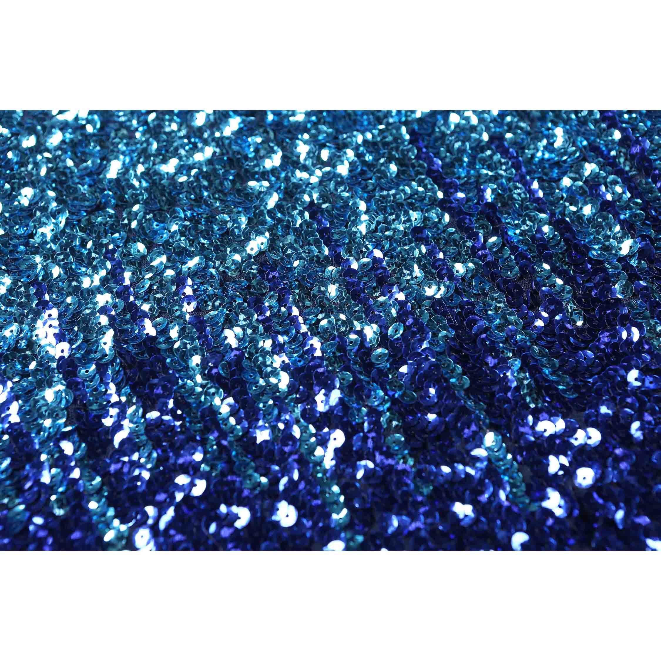 MANER Women's Sequin Glitter Short Sleeve Bodycon Dress - Sexy V Neck Mini Party Club Dress in Sky Blue/Royal Blue/Navy Blue, XX-Large | Perfect for Night Out, Cocktail Party, Date Night & Special Occasions