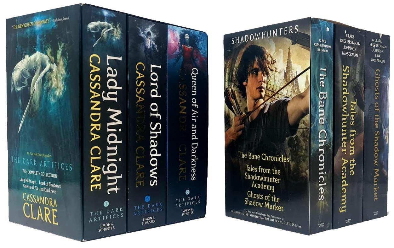 Cassandra Clare Dark Artifices & Shadowhunters Series 6-Book Collection Set | YA Fantasy Novels | Perfect for Teen Readers & Fantasy Book Lovers