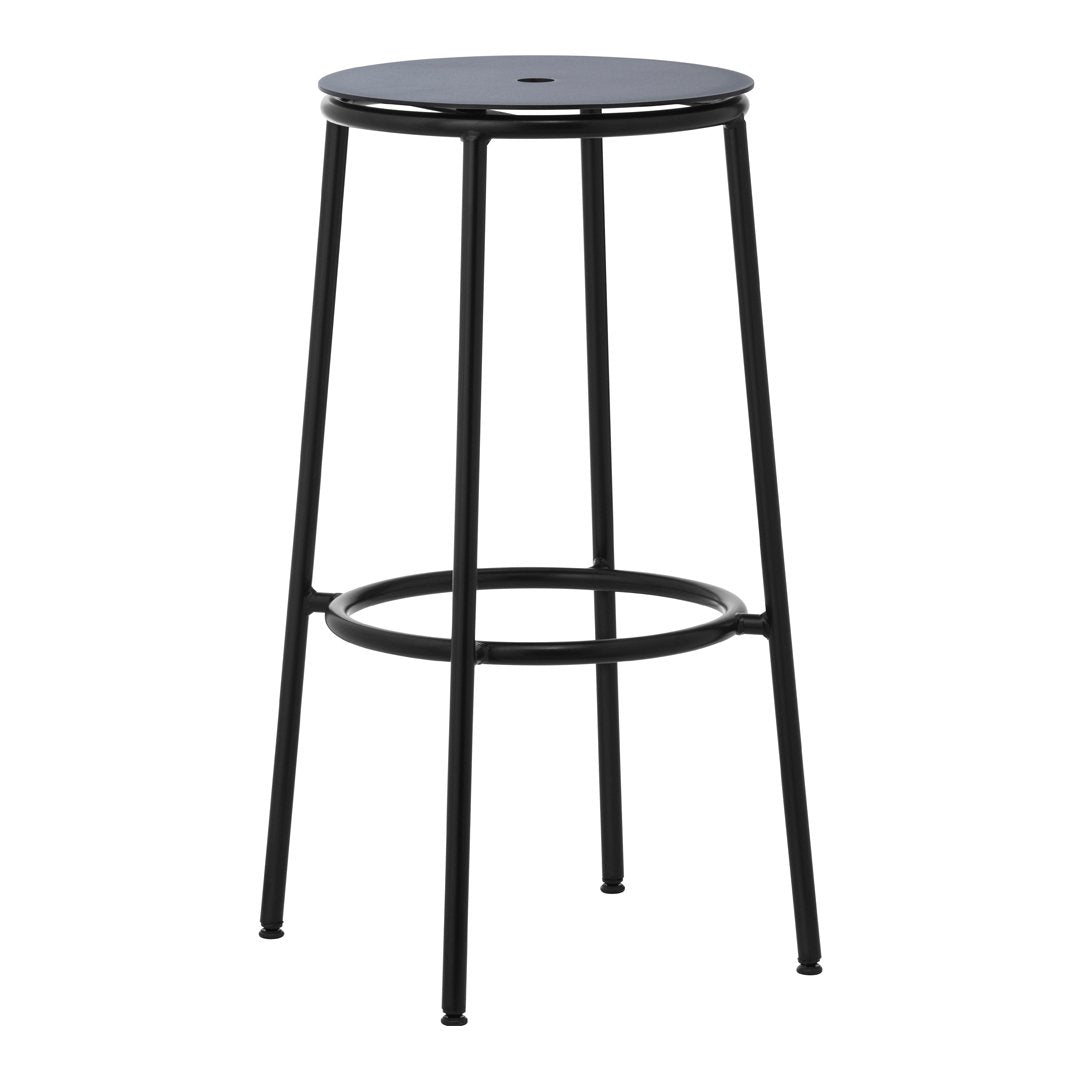 Simon Legald Circa Bar Stool by Normann Copenhagen - Modern Scandinavian Design Bar Height Stool for Kitchen Island, Breakfast Nook & Home Decor