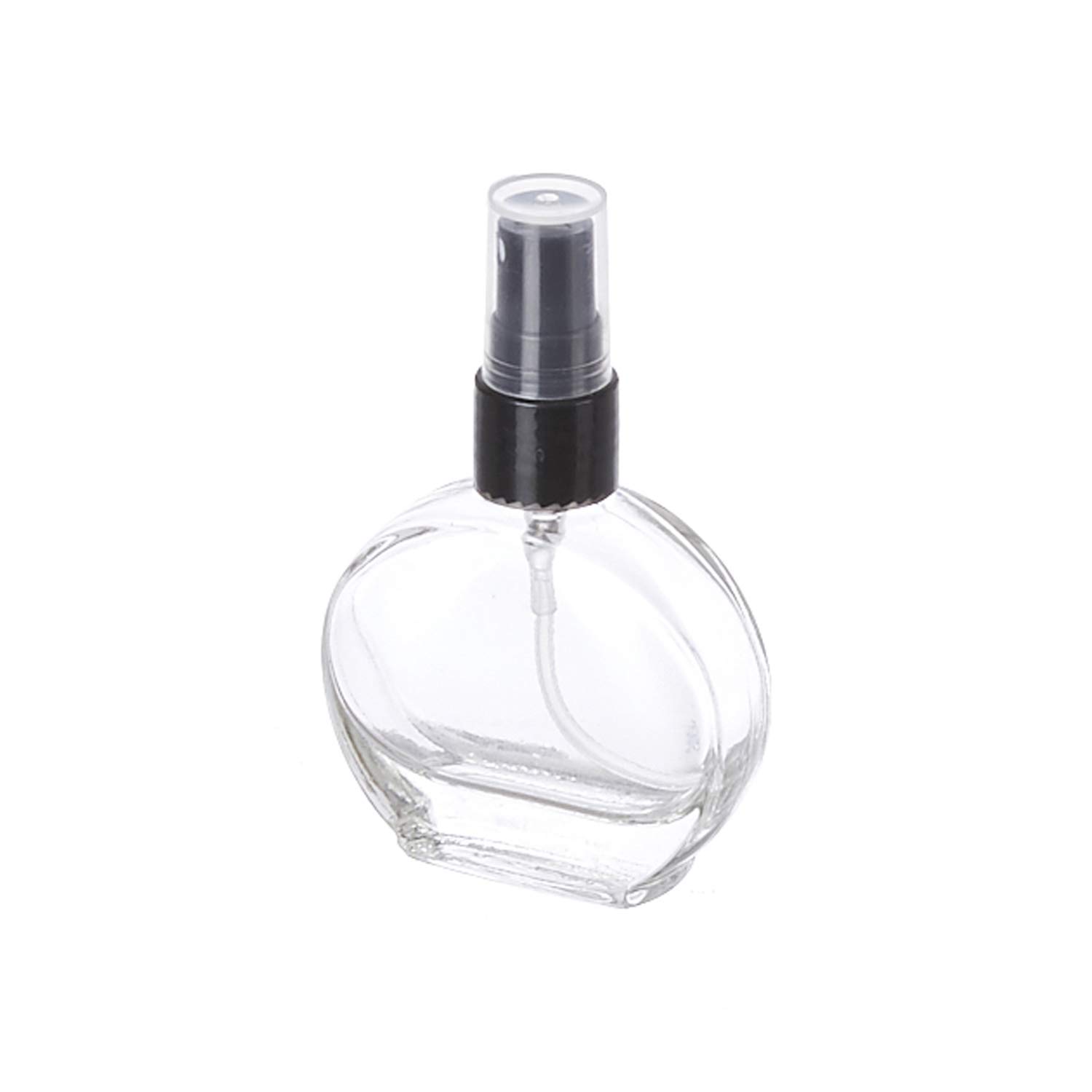 Refillable 12ml Oblong Glass Perfume Bottles with Spray Pump - Set of 6 for Essential Oils, Aromatic Water & Fragrance Blends | Perfect for Travel, Gifts & DIY Beauty Products
