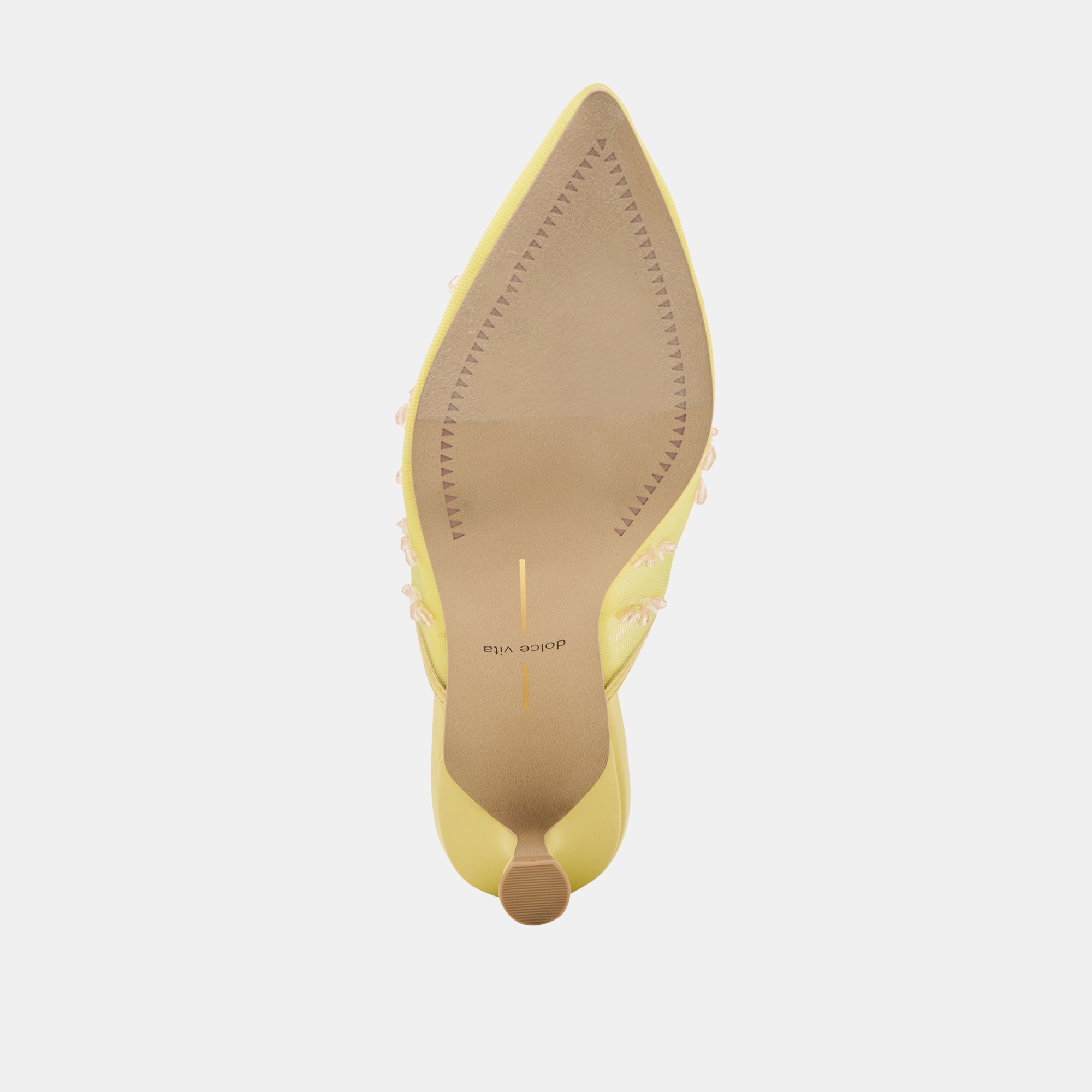 CLARA Women's Wide Heel Sandals - Comfortable Mesh Lemon Yellow Summer Shoes for Walking, Beach, and Outdoor Activities