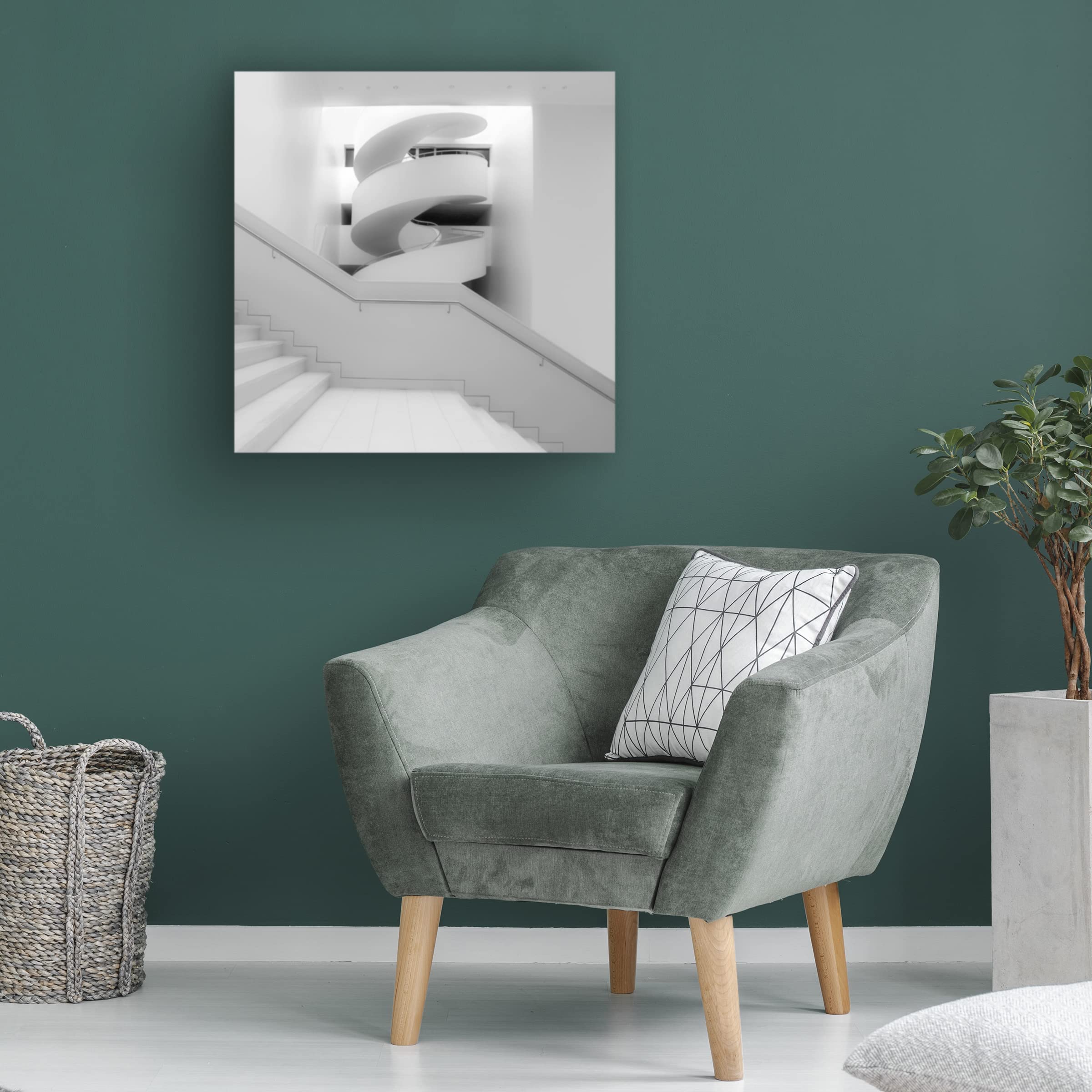 Trademark Fine Art 'Spiral' Abstract Canvas Wall Art by Anna Niemiec - Modern Home Decor for Living Room, Bedroom & Office
