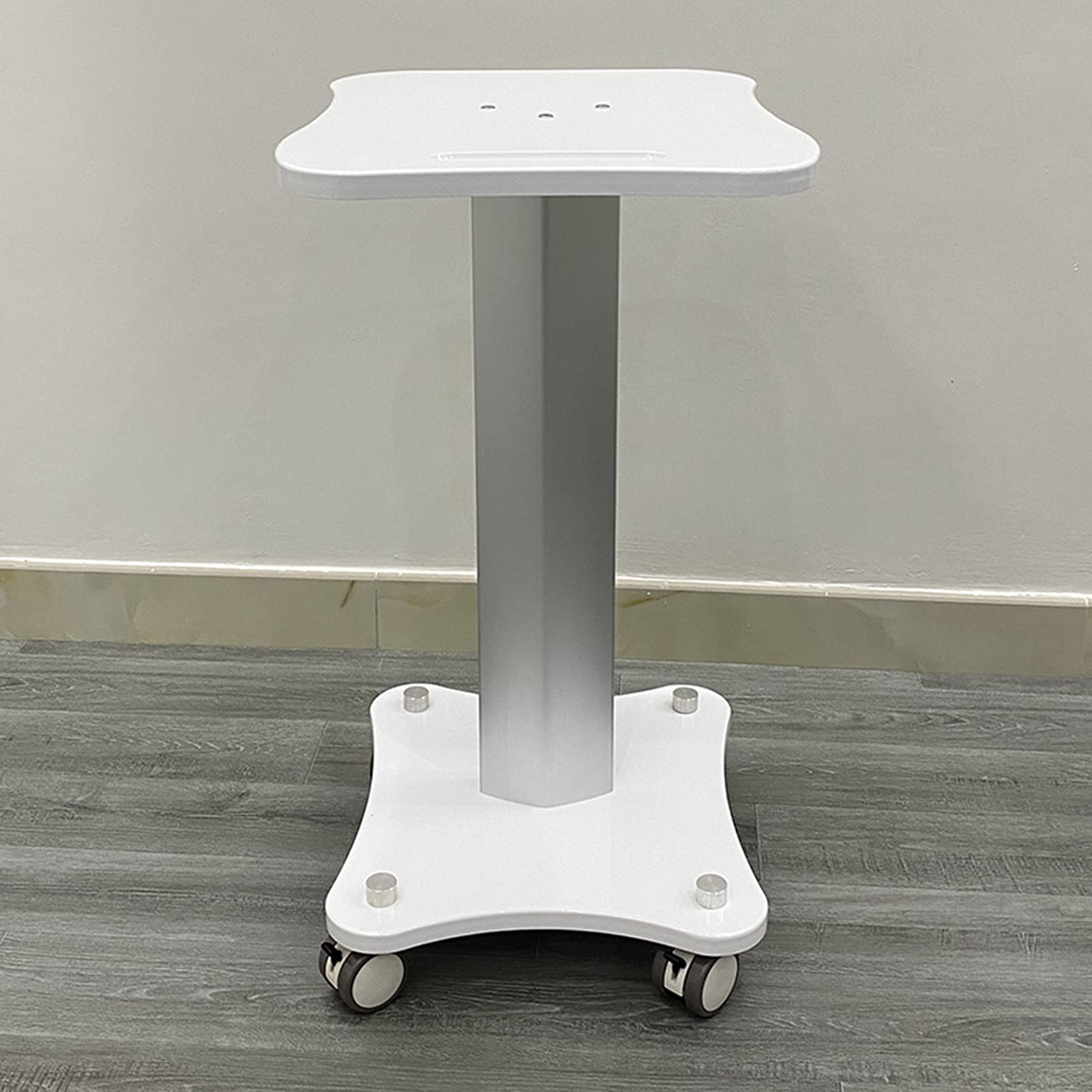 Professional Beauty Salon Cart Trolley with Rolling Casters - Lightweight Mobile Utility Cart for Salon Equipment & Instruments (75KG/165LB Capacity, Silver) - Perfect for Hair Styling, Nail Art & Spa Treatments