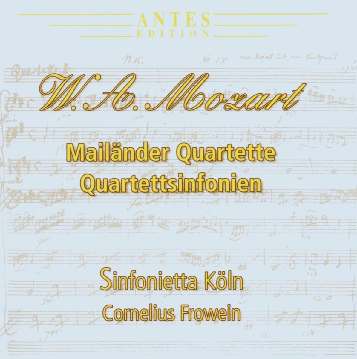 Mozart: Milanese Quartets & Quartet Symphonies - Orchestral String Quartet Arrangements | Perfect for Classical Music Lovers & Orchestra Performances