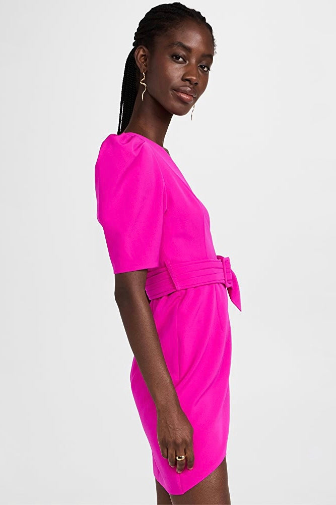 Black Halo Maricopa Crossover Mini Dress - Women's Elegant Cocktail Party & Evening Dress for Special Occasions