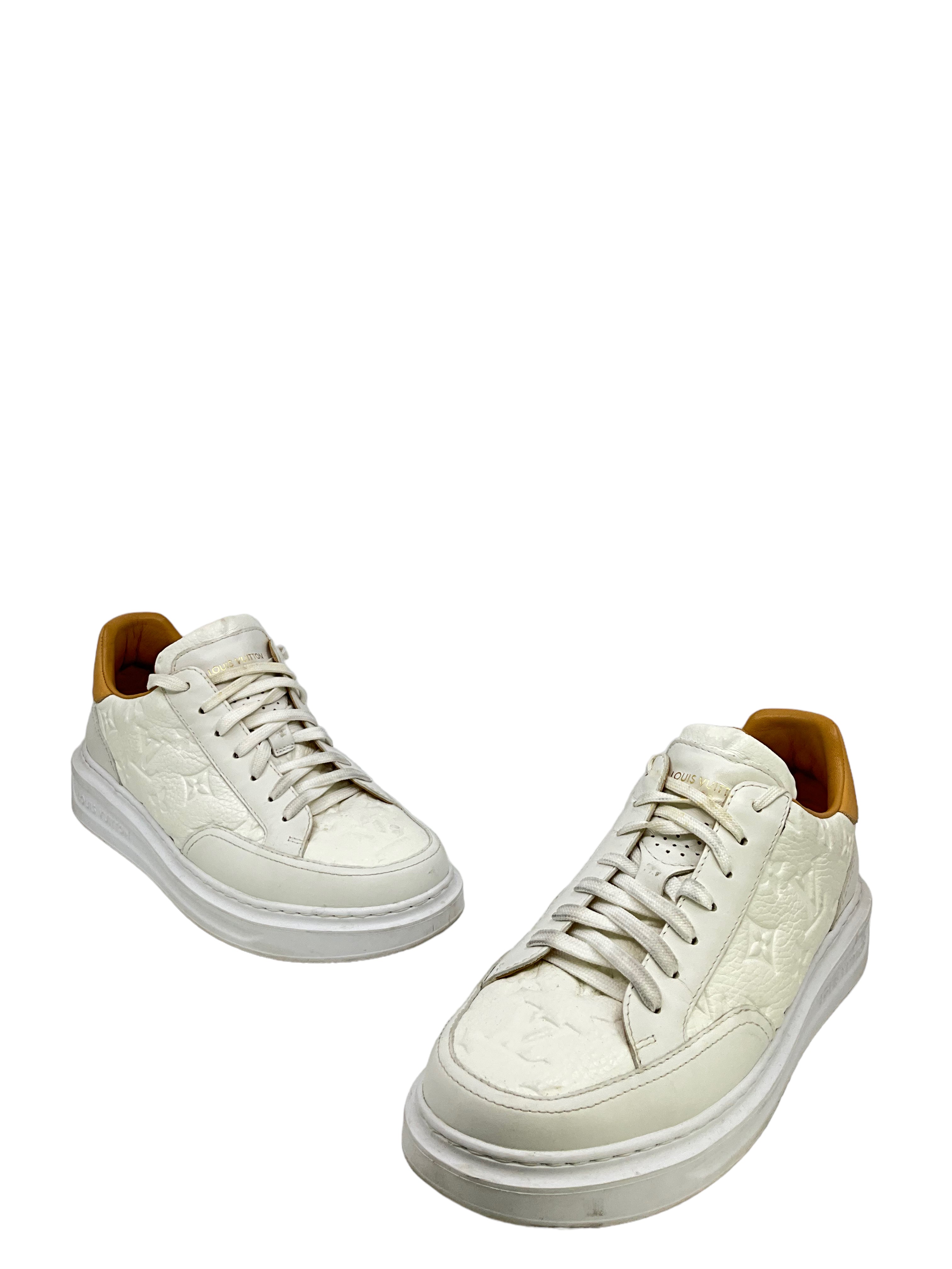 Louis Vuitton Beverly Hills Sneakers Women's Size 9 | Luxury Designer Casual Shoes for Women | Perfect for Daily Wear, Shopping & Travel