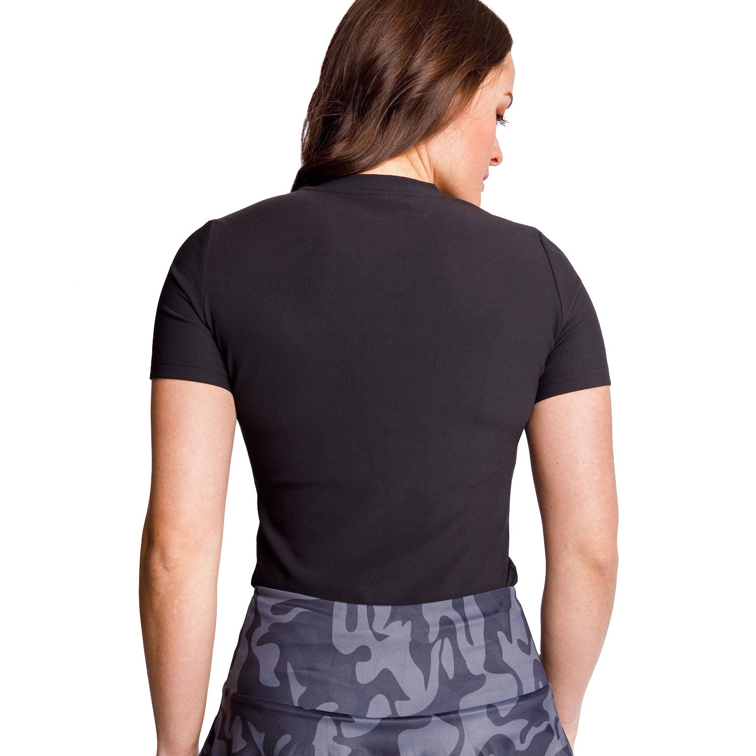 Calliope The Hayden Henley Women's Golf Polo Shirt - Moisture Wicking, UV Protection & Breathable for Comfort on the Course & Casual Wear