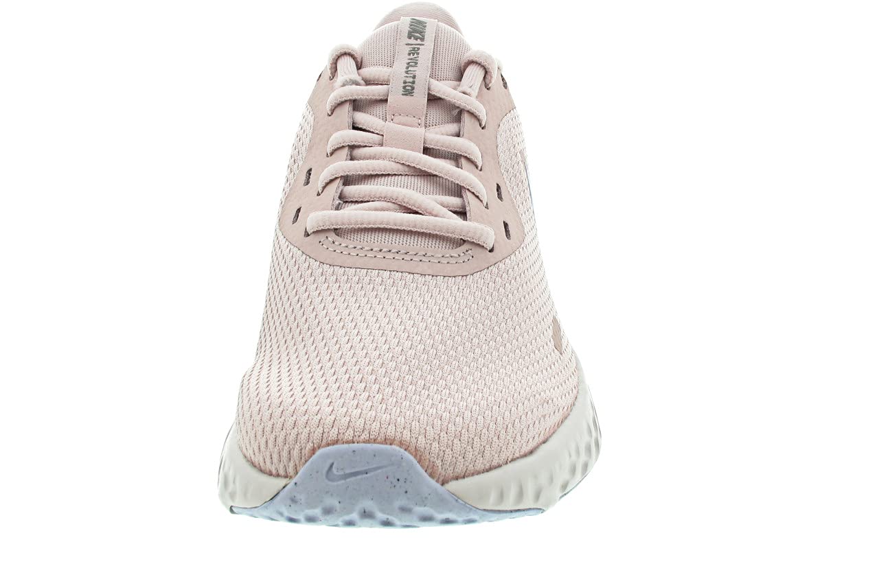 Nike Women's Sneakers - Barely Rose/Hydrogen Blue MTLC Running Shoes, Size 7 | Lightweight Comfort for Jogging, Gym Workouts & Casual Wear