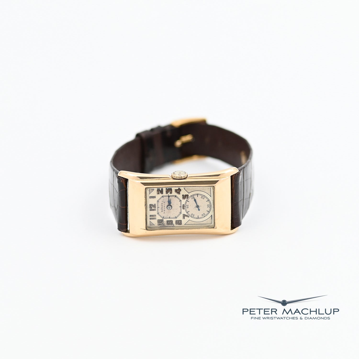 Authentic Rolex Prince Brancard Watch - Luxury Swiss Made Timepiece for Men - Perfect for Business, Formal Events & Collectors