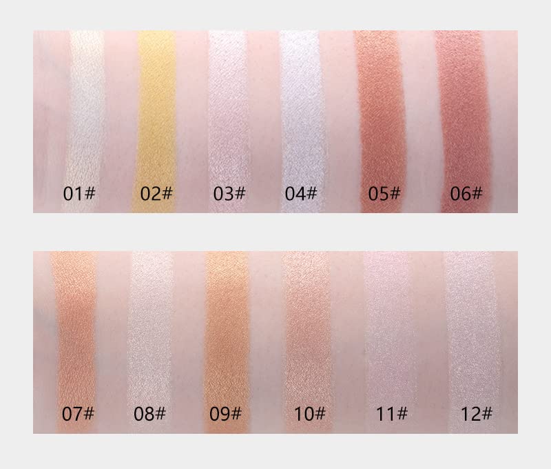 INTEROOKIE Monochrome Color Makeup Baking Powder - High Gloss, Polarized, Natural Brightening & Set Makeup Repair (Shade 02#) | Perfect for Professional Makeup Artists & Daily Glam Looks