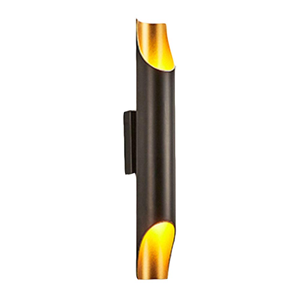 Modern Nordic Copper Tube Wall Sconce - Post-Modern Wall Lamp for Living Room, Bedroom & Bedside Lighting - Black Finish - Perfect for Ambient Lighting and Home Decor